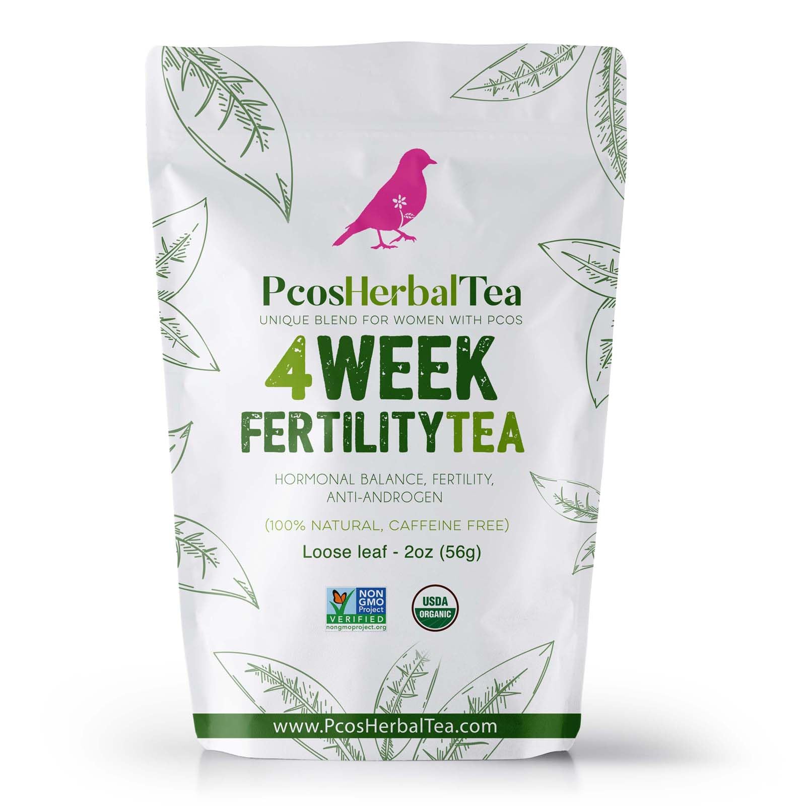 PCOS Cystem Tea with Organic Red Raspberry Leaf, Vitex, Spearmint Tea Supports Fertility PCOS Herbal Tea Au supplements