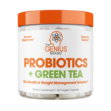 Genius Probiotics for Weight Loss with Green Tea Extract - Fat Burner Supplement & Digestive The Genius Brand Au supplements