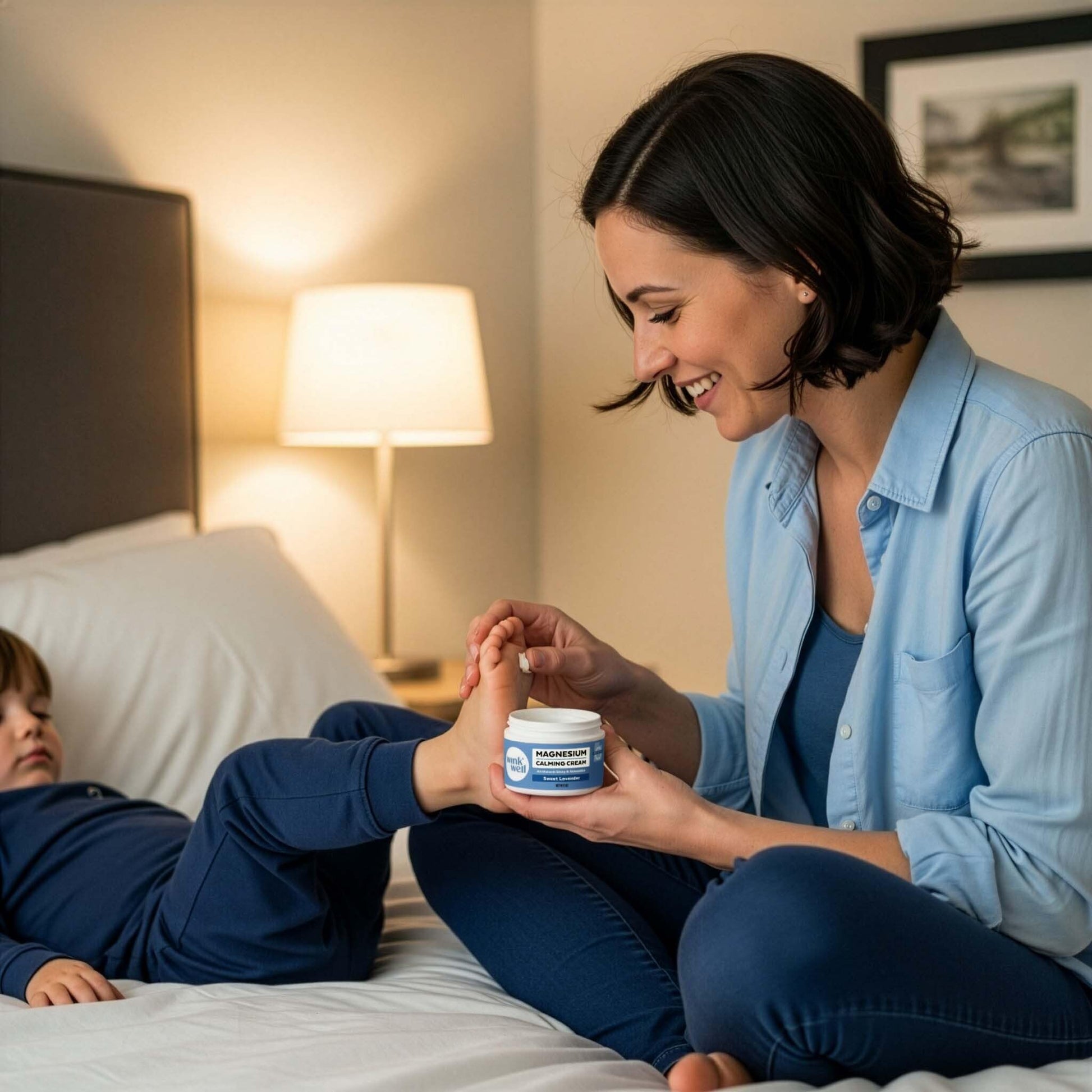 Wink Well Magnesium Calming Muscle and Joint Cream for Nighttime Relaxation Wink Naturals Au supplements