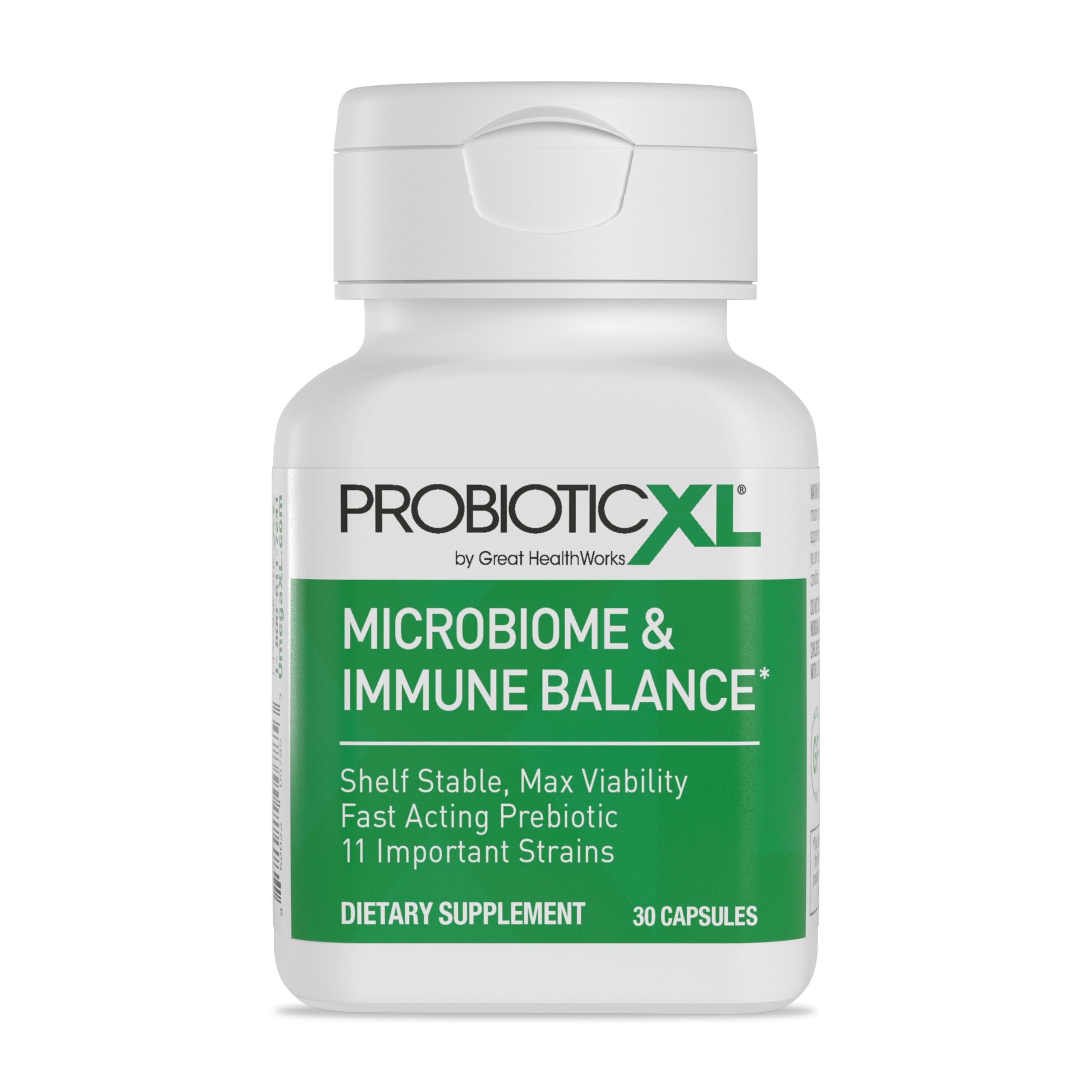 OmegaXL ProbioticXL - Probiotic & Prebiotic, Shelf Stable - Blend 11 Strains - Promote Healthy Gut Flora Growth, 12.5 Billion CFU - Non-GMO, Gluten-Free - 30 Veggie Caps OmegaXL Au supplements