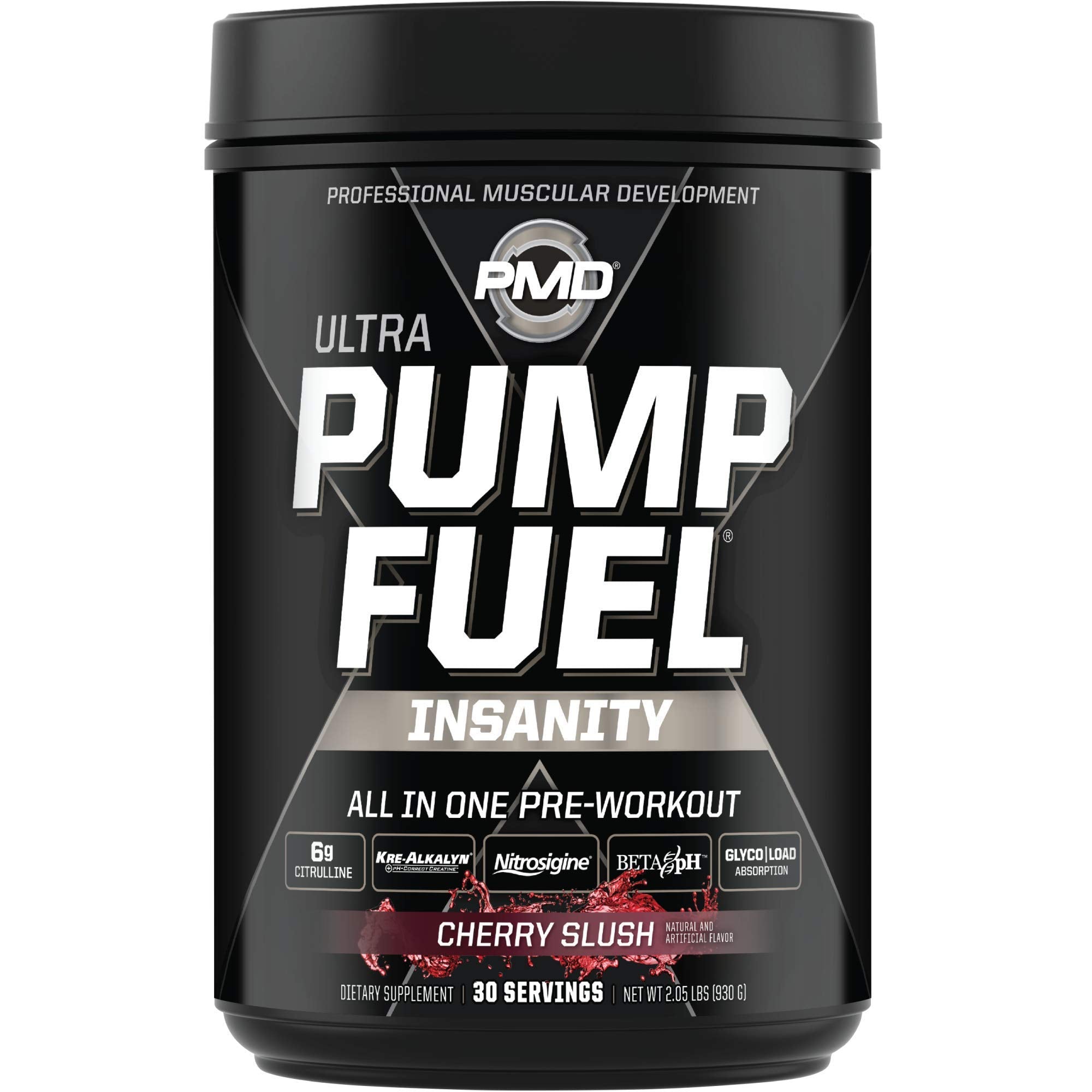 PMD Sports Ultra Pump Fuel Insanity - Pre Workout – Cherry Slush (30 Servings) PMD Au supplements