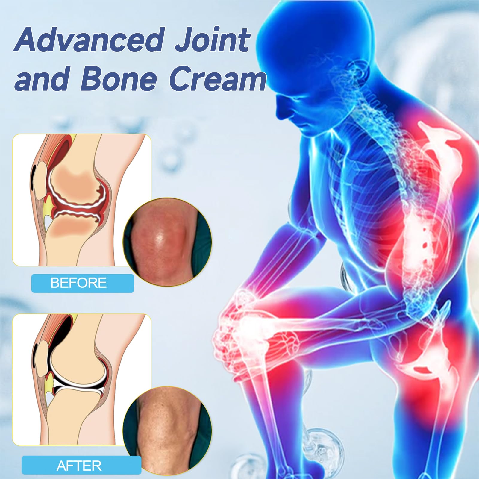 Luhaka ArthroHeal Hyaluronic Acid Joint R-epair Cream,ArthroHeal Joint Cream,Quickly relieve joint discomfort, Quickly relieve joint discomfort, suitable for joint activities throughout the body (1) Luhaka Au supplements