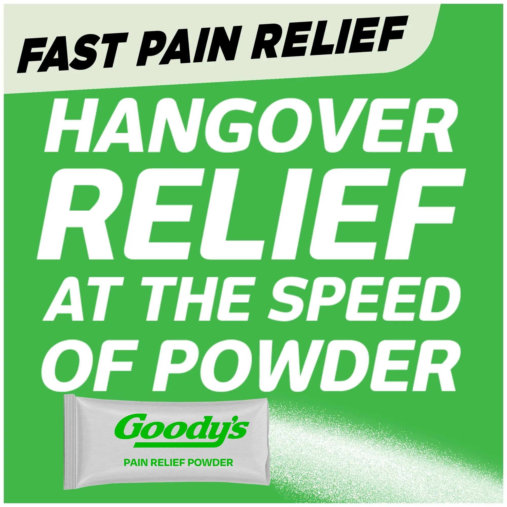 Goody's Hangover Relief Powder, Dual Action Fast Headache Pain Relief with Aspirin and Caffeine, Berry Citrus Flavor, 16 Count Goody's Au supplements