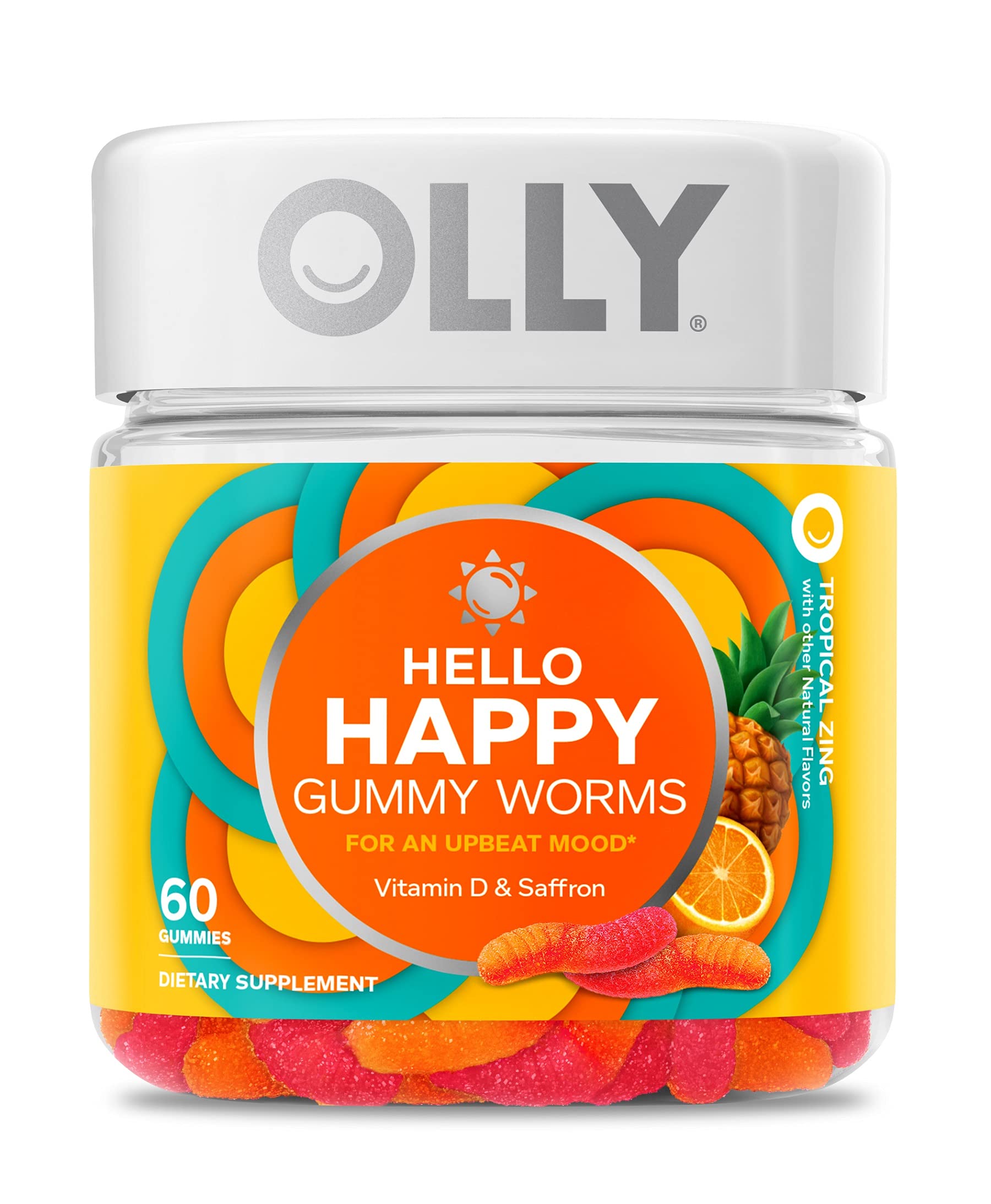 OLLY Fiber Gummy Rings, 5g Prebiotic Fiber, FOS (Fructo-oligosaccharides), Digestive OLLY Au supplements
