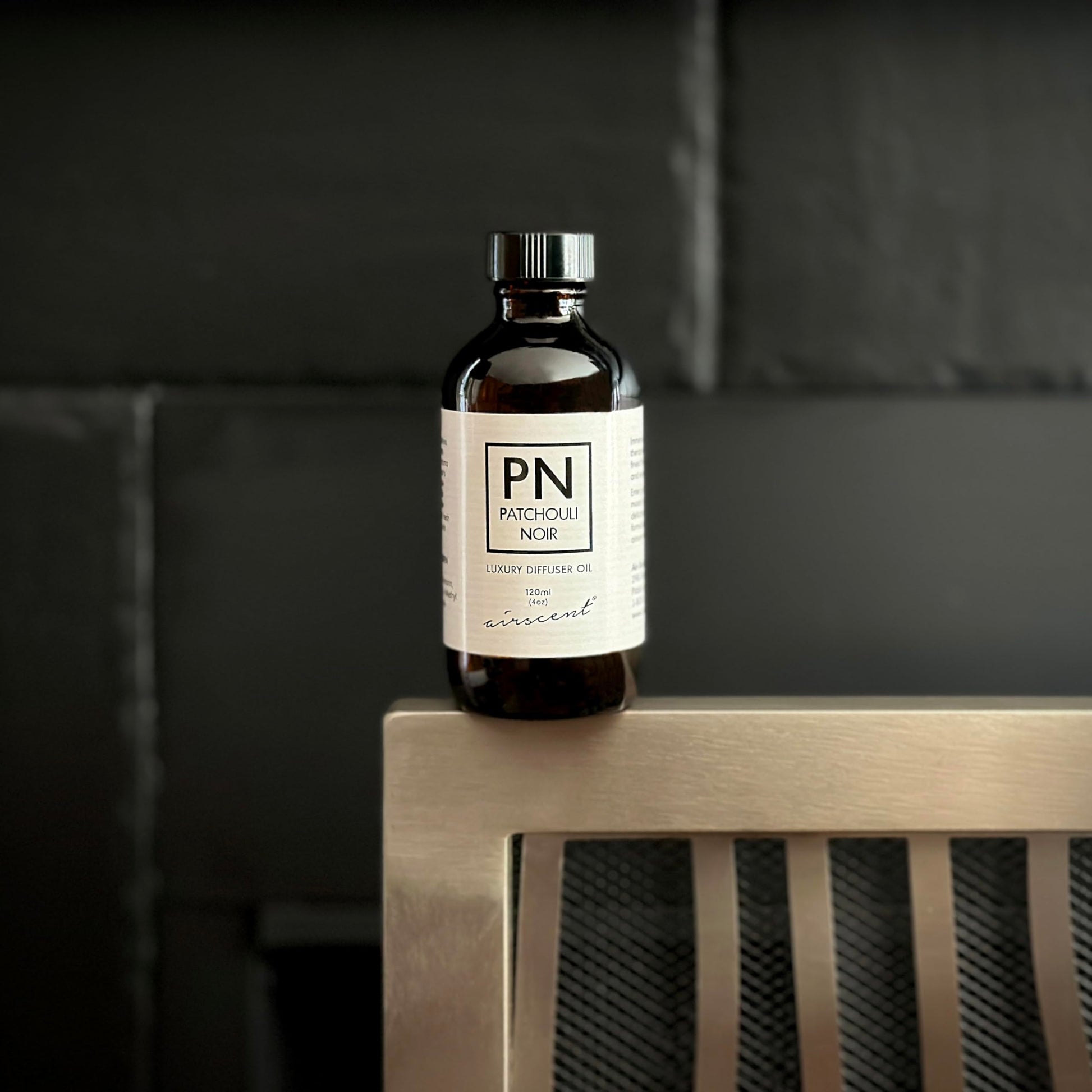 Patchouli Noir Diﬀuser Oil - Air-Scent Aroma and Essential Oil Blend - 120 Milliliter (4 ﬂ oz) Bottle Air-Scent Au supplements