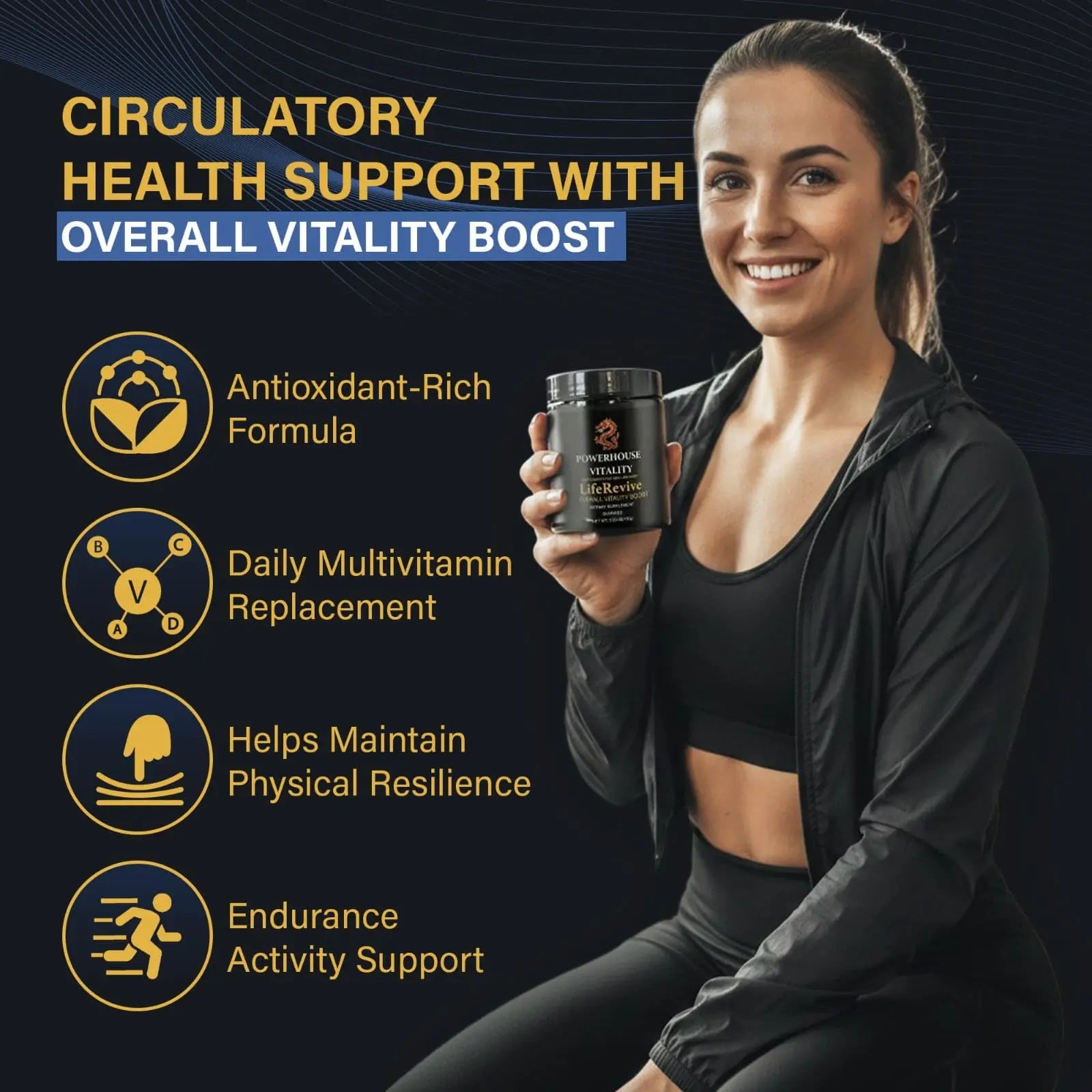 Powerhouse Vitality LifeRevive - Overall Vitality Boost | Vitamin Gummies for Men & Women Powerhouse Vitality Au supplements