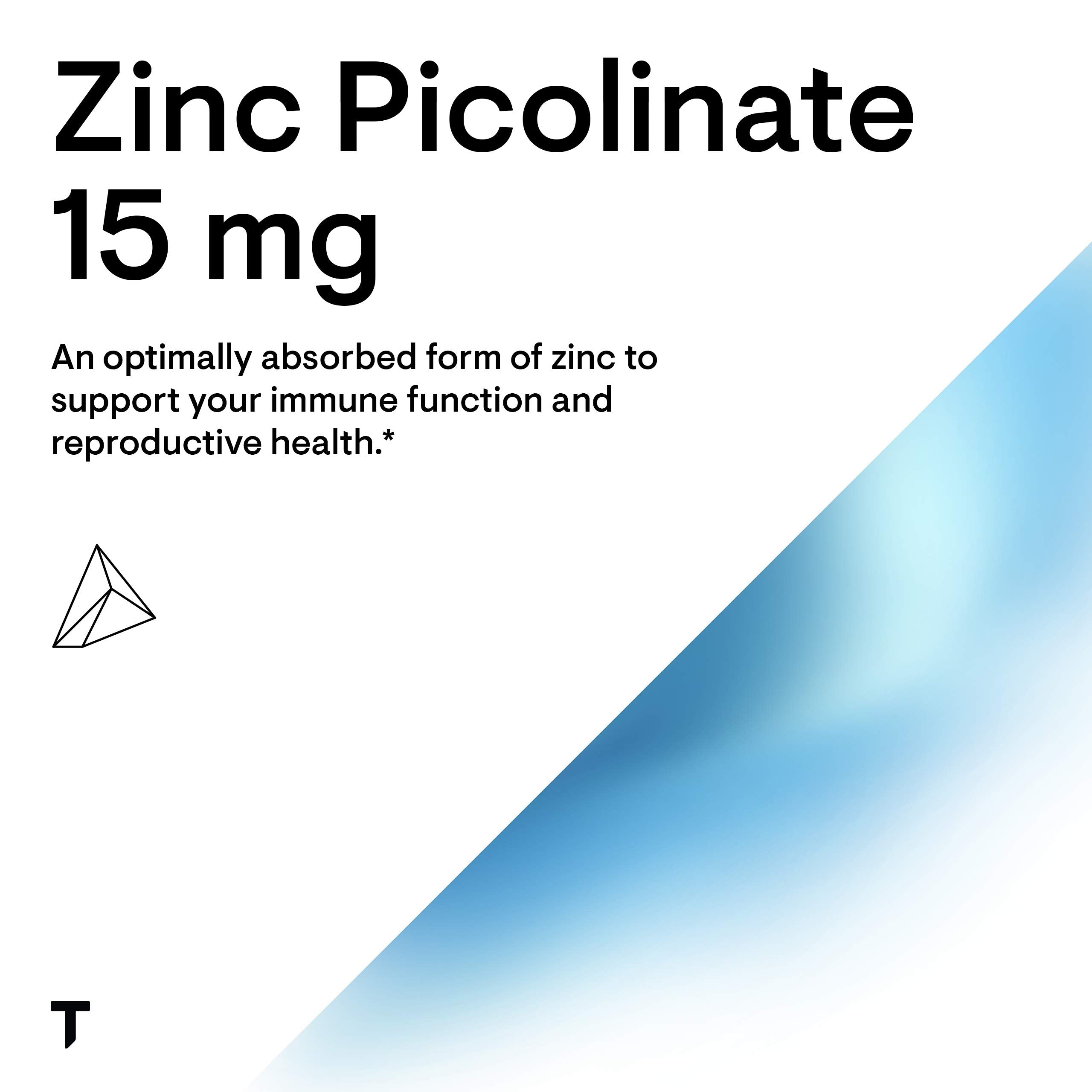 Thorne Zinc Picolinate 15mg - Highly Absorbable Zinc Supplement - Supports Wellness THORNE Au supplements