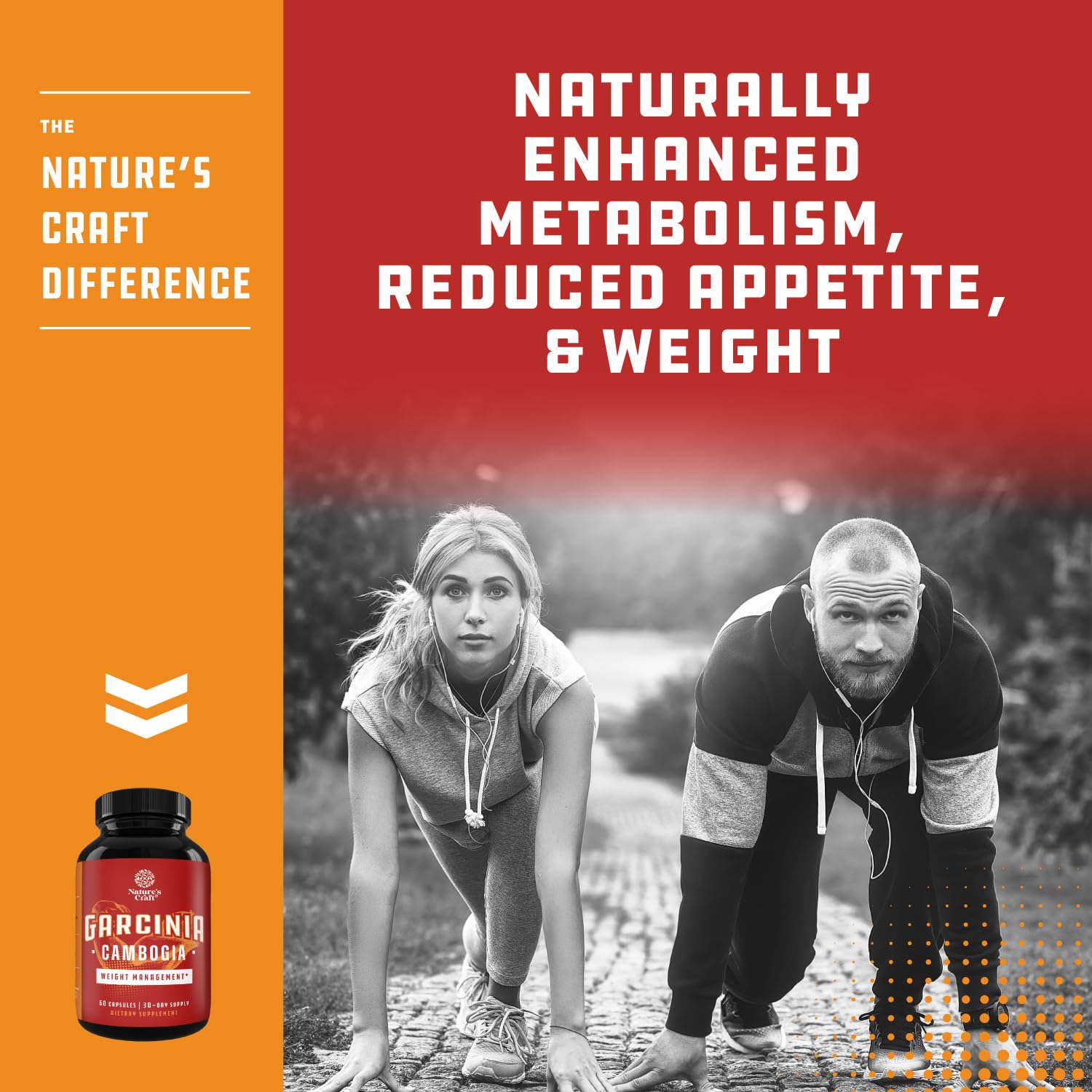 95% HCA Pure Garcinia Cambogia Extract - Blocks Carb Absorption - Suppresses Appetite Natures Craft Au supplements