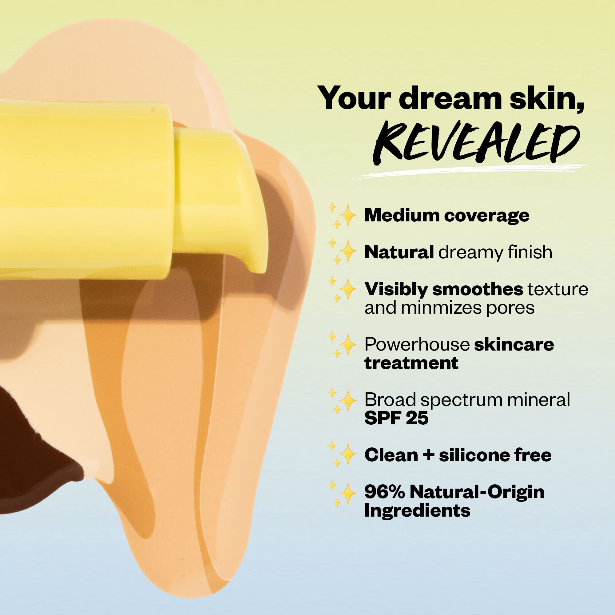Kosas Revealer Liquid Foundation SPF 25 – Medium Buildable Coverage, Hydrating Natural Glow Finish, Medium Neutral 220 Kosas Au supplements