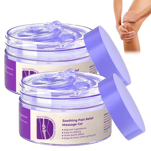 2 PCS Joint Gel Purple Gel，Soothing Pain Relief Massage Cream，Full-Body Joint Effective Soothes for Knees, Lumbar, Hands, Neck and Shoulders PERVALAAU supplements