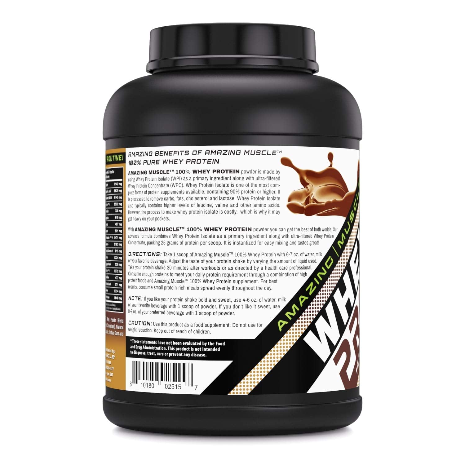 Amazing Muscle 100% Whey Protein Powder *Advanced Formula with Whey Protein Amazing Nutrition Au supplements