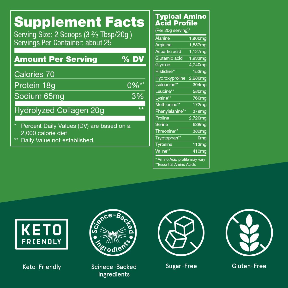 Bulletproof Unflavored Collagen Protein Powder, 17.6 Ounces, Grass-Fed Collagen Peptides Bulletproof Au supplements