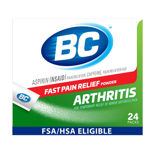 BC Pain Relief Powder, Arthritis Pain, 24 ct (Pack of 1) BCAU supplements
