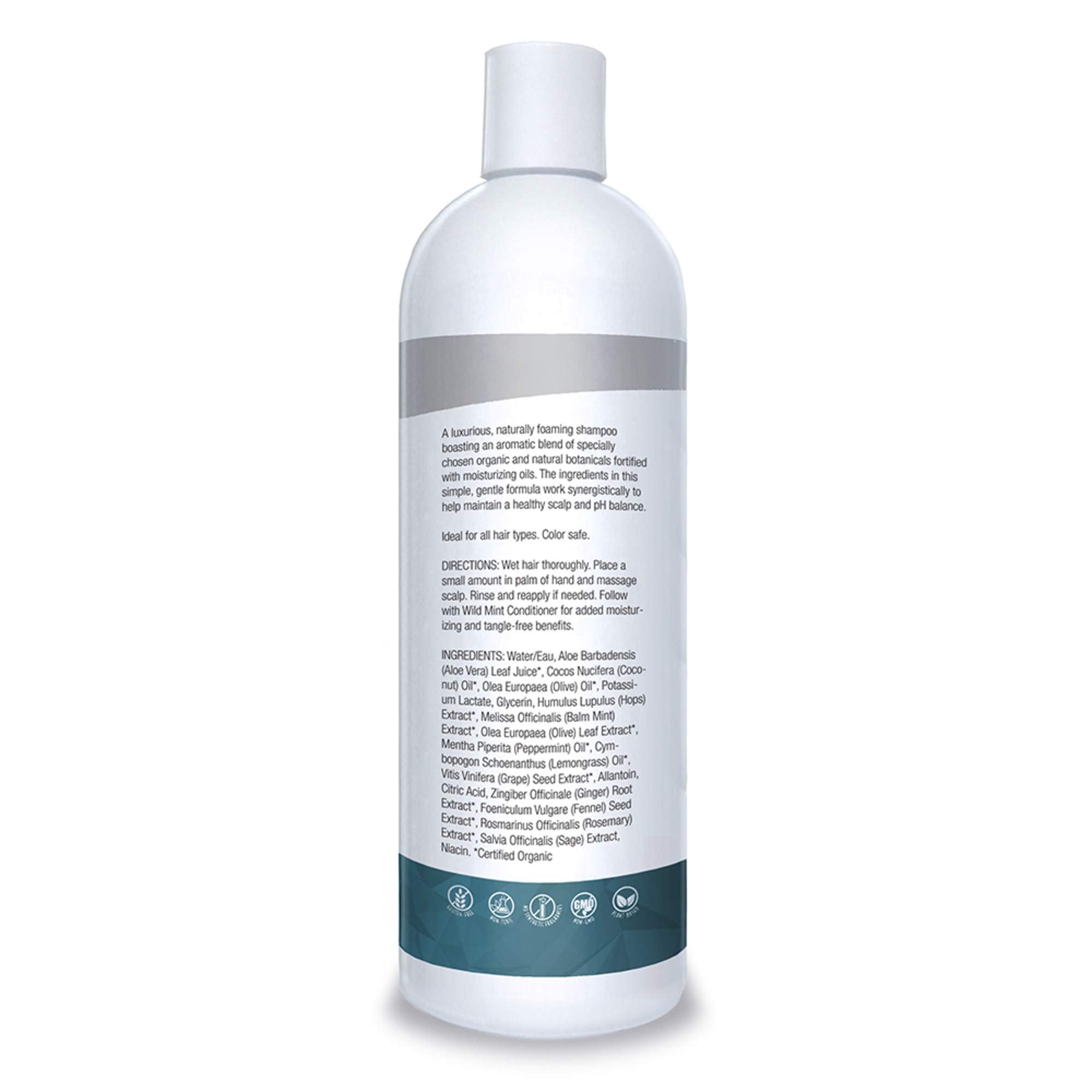 Organic Excellence Wild Mint Shampoo - 16 oz Organic Excellence Au supplements