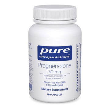 Pure Encapsulations Pregnenolone - 30 mg - Hormone Support - Memory Support & Brain Supplement - Gluten Free & Vegan - 180 Capsules Pure Encapsulations Au supplements