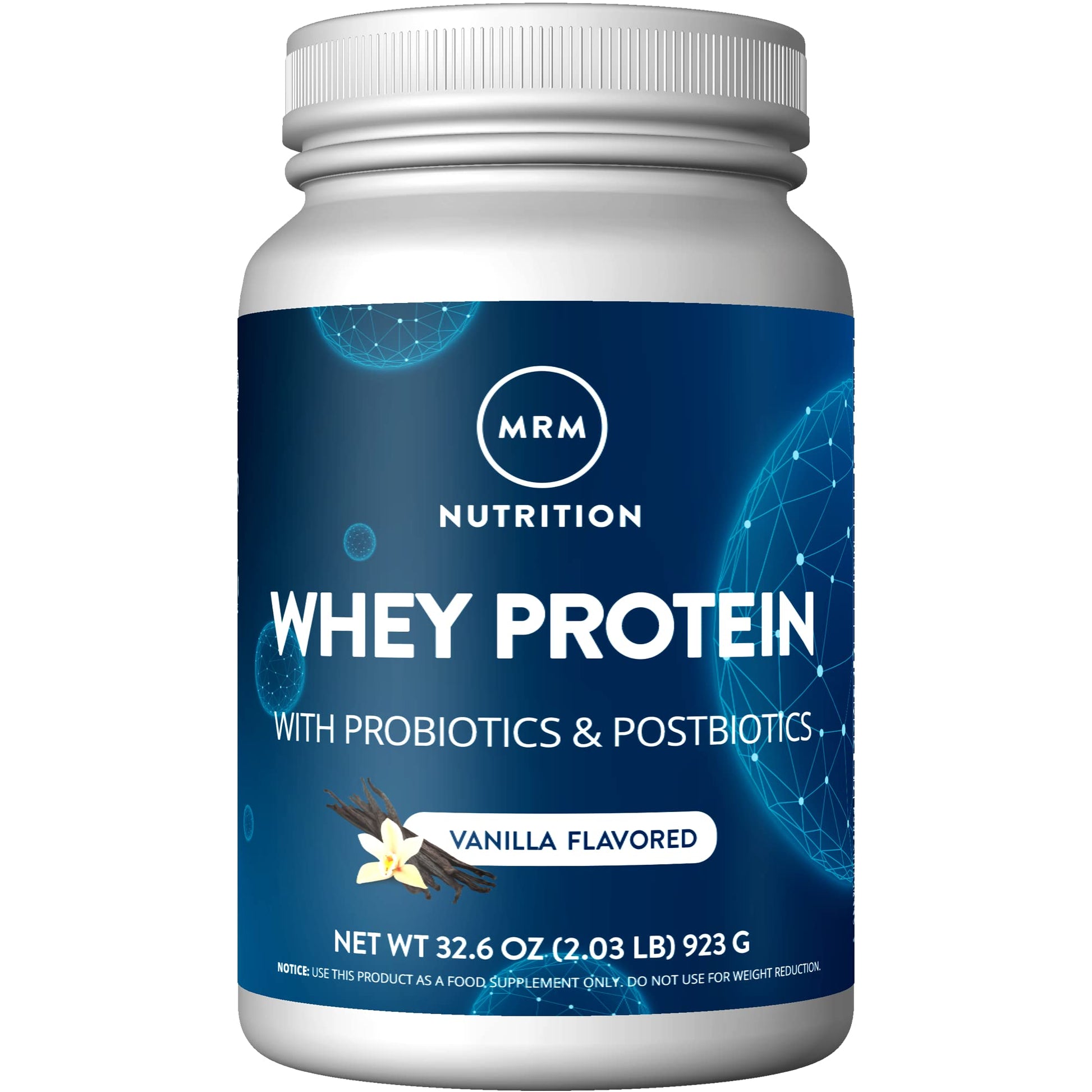 MRM Nutrition Whey Protein | Vanilla Flavored |18g Protein | with 2 Billion probiotics MRM Au supplements