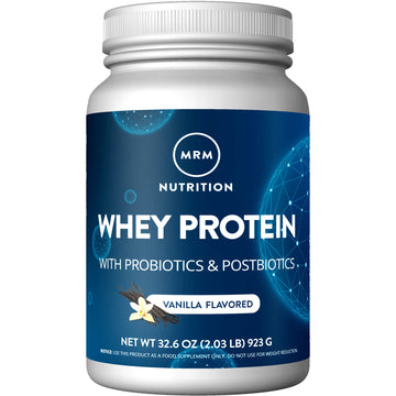 MRM Nutrition Whey Protein | Vanilla Flavored |18g Protein | with 2 Billion probiotics MRM Au supplements
