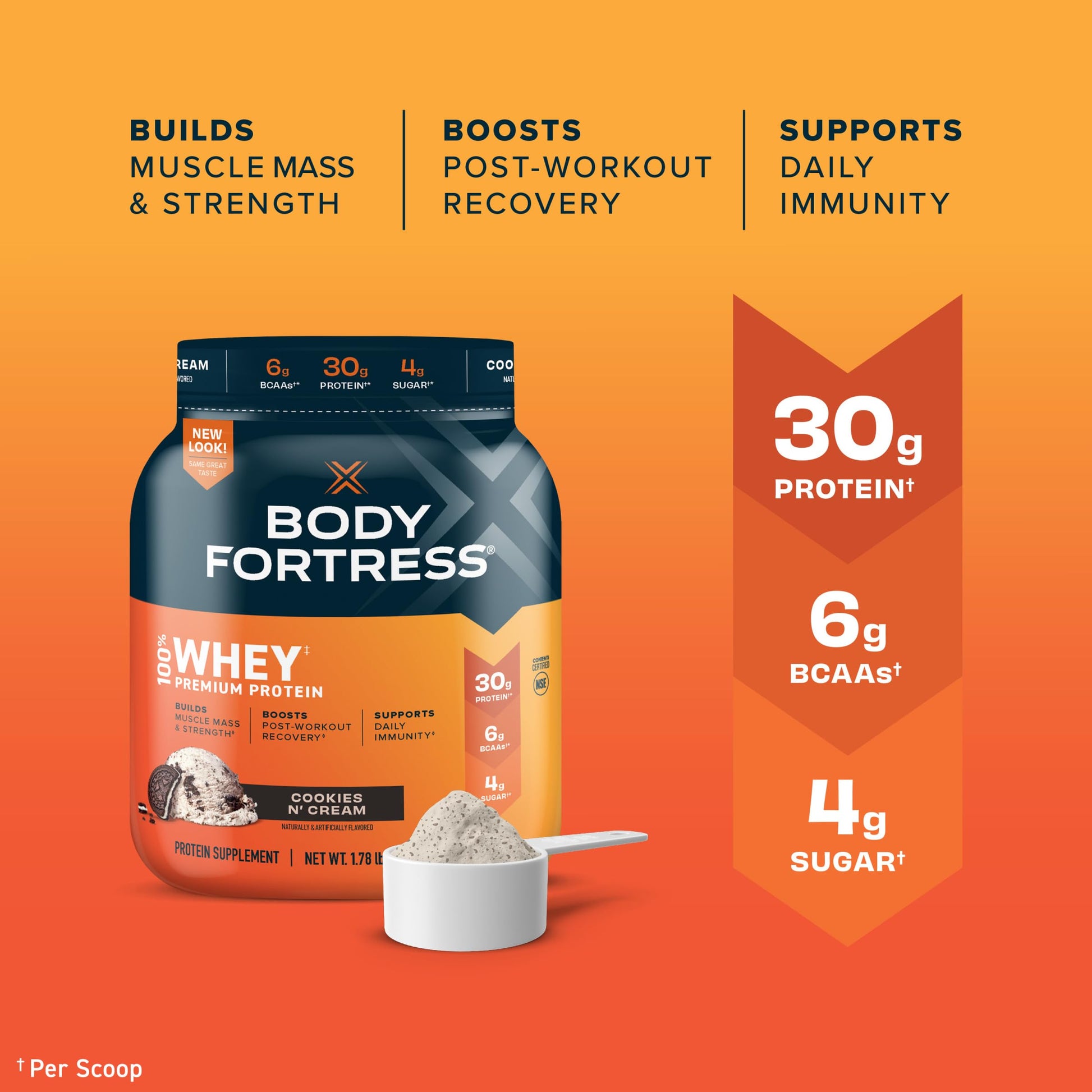 Body Fortress Super Advanced Isolate Protein Powder, Gluten Free, Vanilla Creme Flavored Body Fortress Au supplements