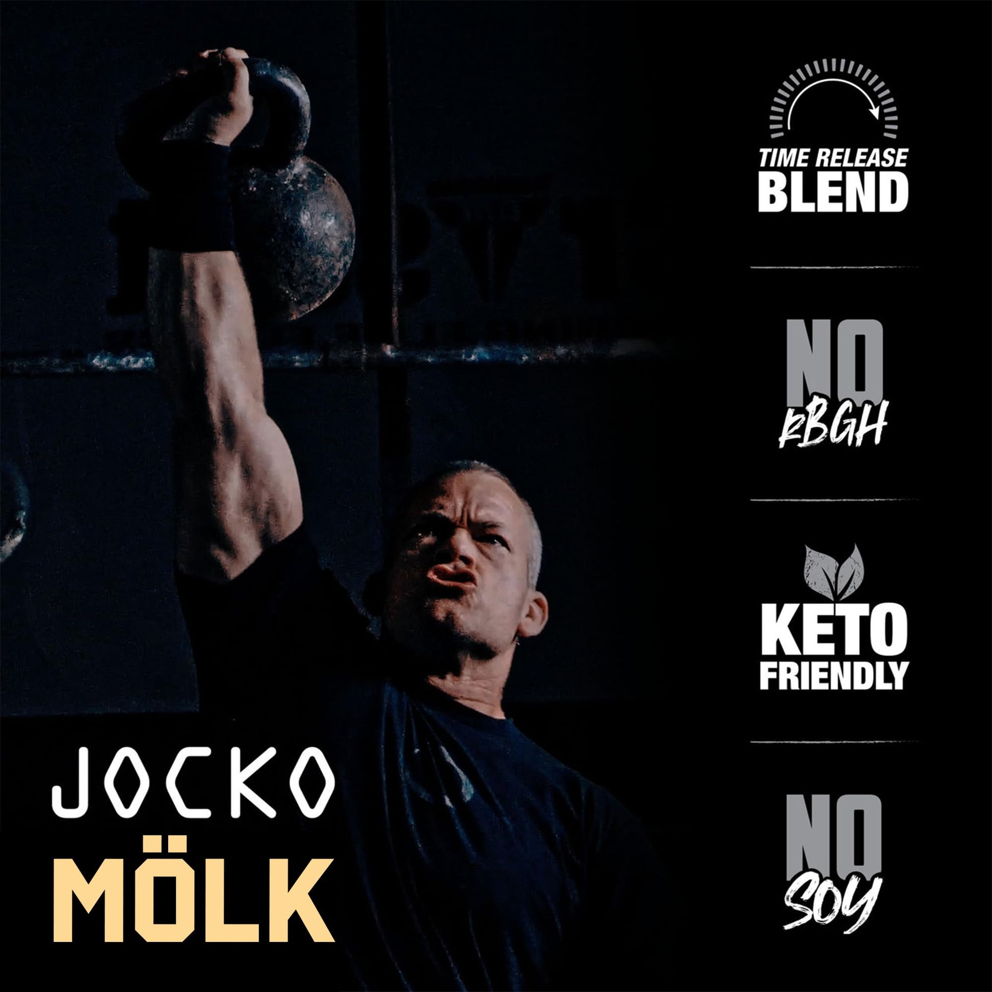 Jocko Mölk Whey Protein Powder (Vanilla) - Keto, Probiotics, Grass Fed, Digestive Enzymes Jocko Fuel Au supplements