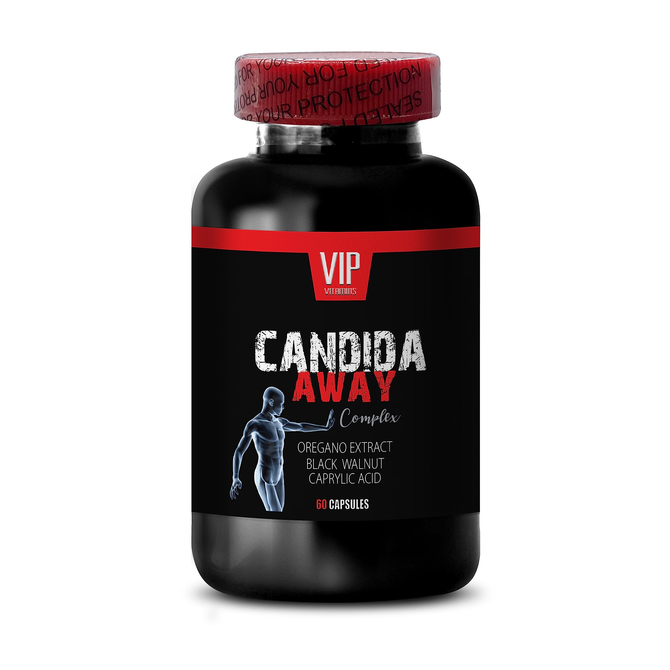 Natural detoxification Supplement - Candida Away Extra Strength Formula - Candida Support - Digestive AID VIP VITAMINS Au supplements