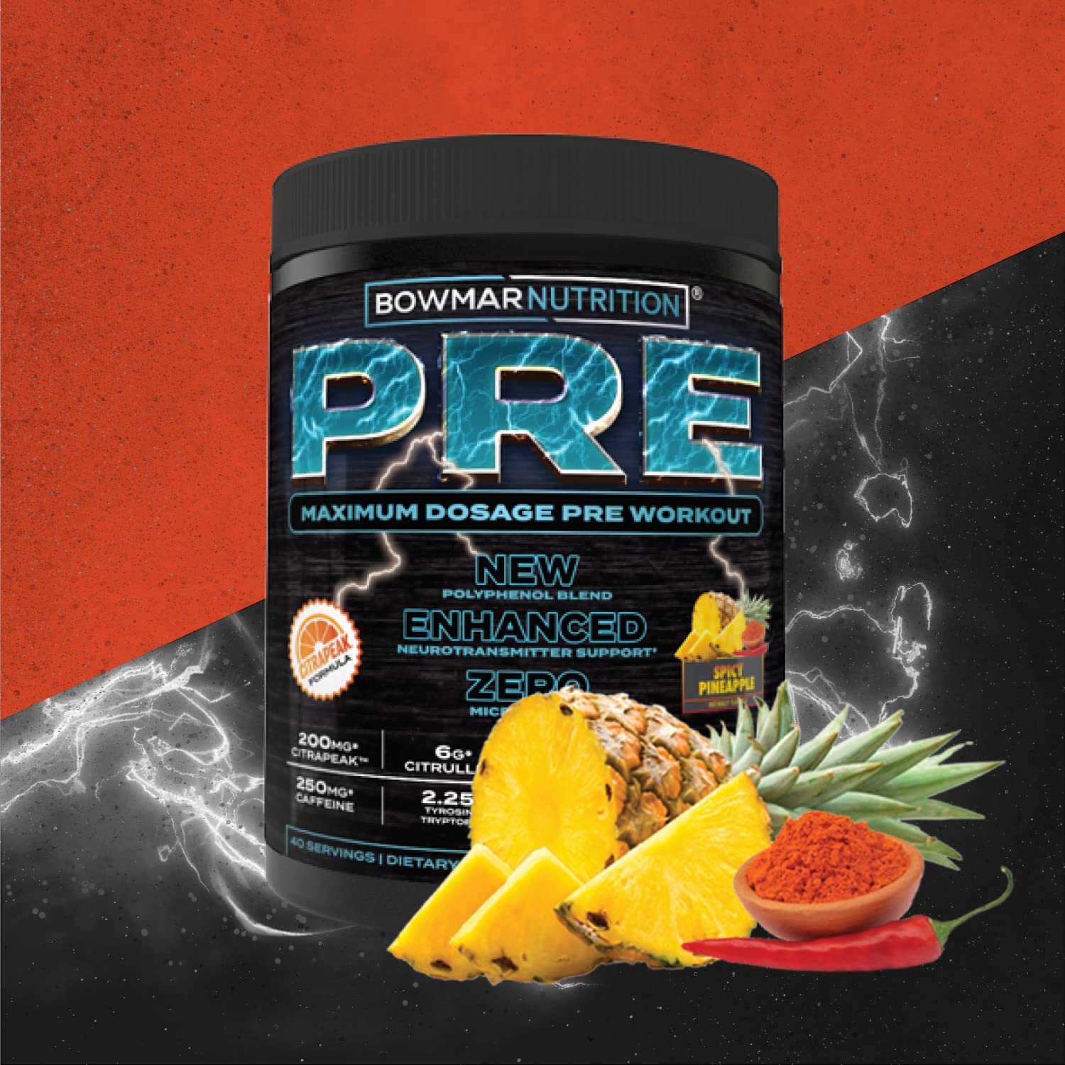 Bowmar Nutrition Pre Workout with Stimulants, Pre Workout Powder, Pump Supplement BOWMAR NUTRITION Au supplements
