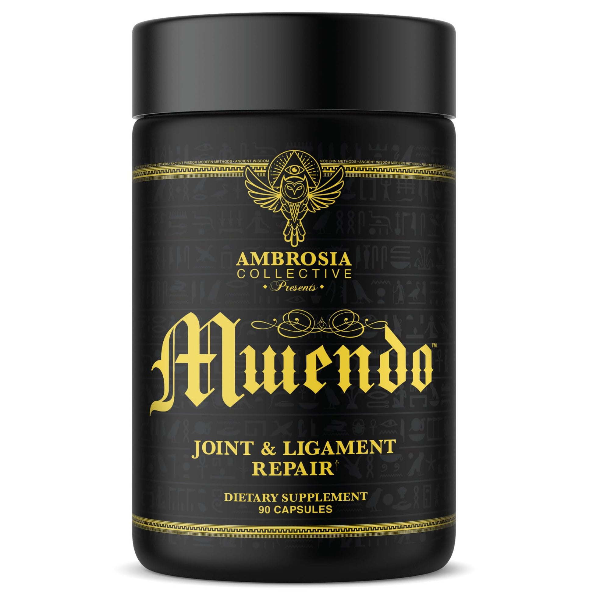 Ambrosia Mwendo - Joint & Ligament Repair | Strengthen Tendons & Increase Soft Tissue Extensibility | Muscle Soreness, & Recovery Time with BioCell Collagen | 90 Veggie Capsules Ambrosia Au supplements