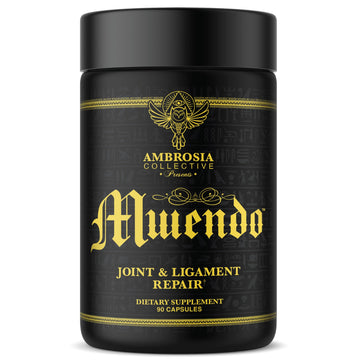 Ambrosia Mwendo - Joint & Ligament Repair | Strengthen Tendons & Increase Soft Tissue Extensibility | Muscle Soreness, & Recovery Time with BioCell Collagen | 90 Veggie Capsules Ambrosia Au supplements