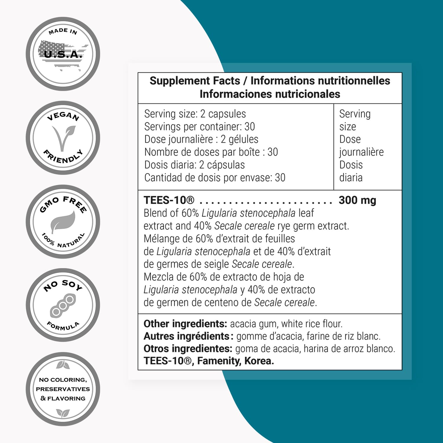 Supersmart - Dental & Gingival Formula (Patented) - Oral Care Supplement - with TEES-10 | Non-GMO & Vegan - 60 Vegetarian Capsules Supersmart Au supplements