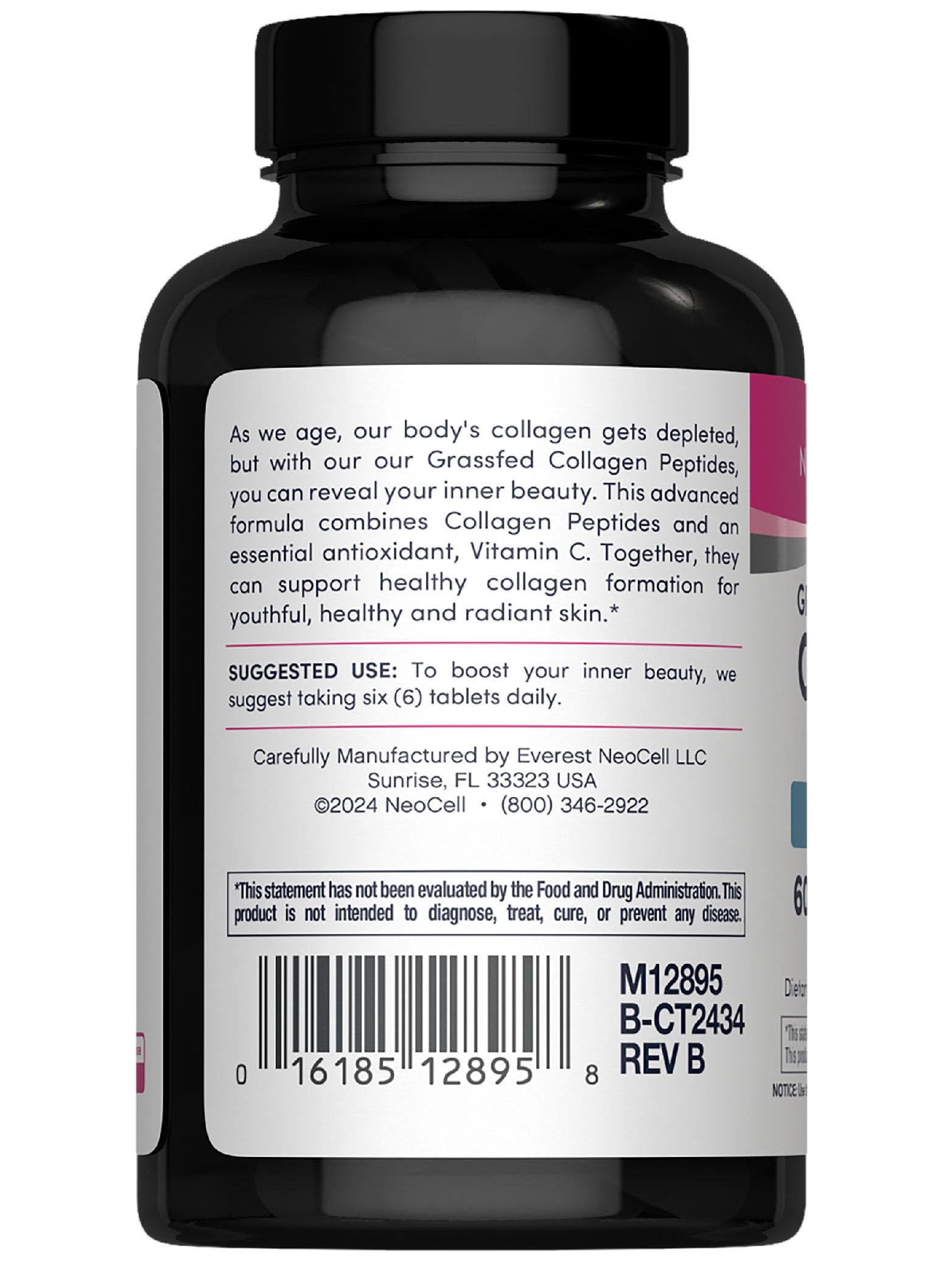 NeoCell Super Collagen with Vitamin C, 120ct Collagen Pills, Non-GMO, Grass Fed, Paleo Friendly, Gluten Free, Collagen Peptides Types 1 & 3 for Hair, Skin, Nails and Joints NeoCell buy supplements Au