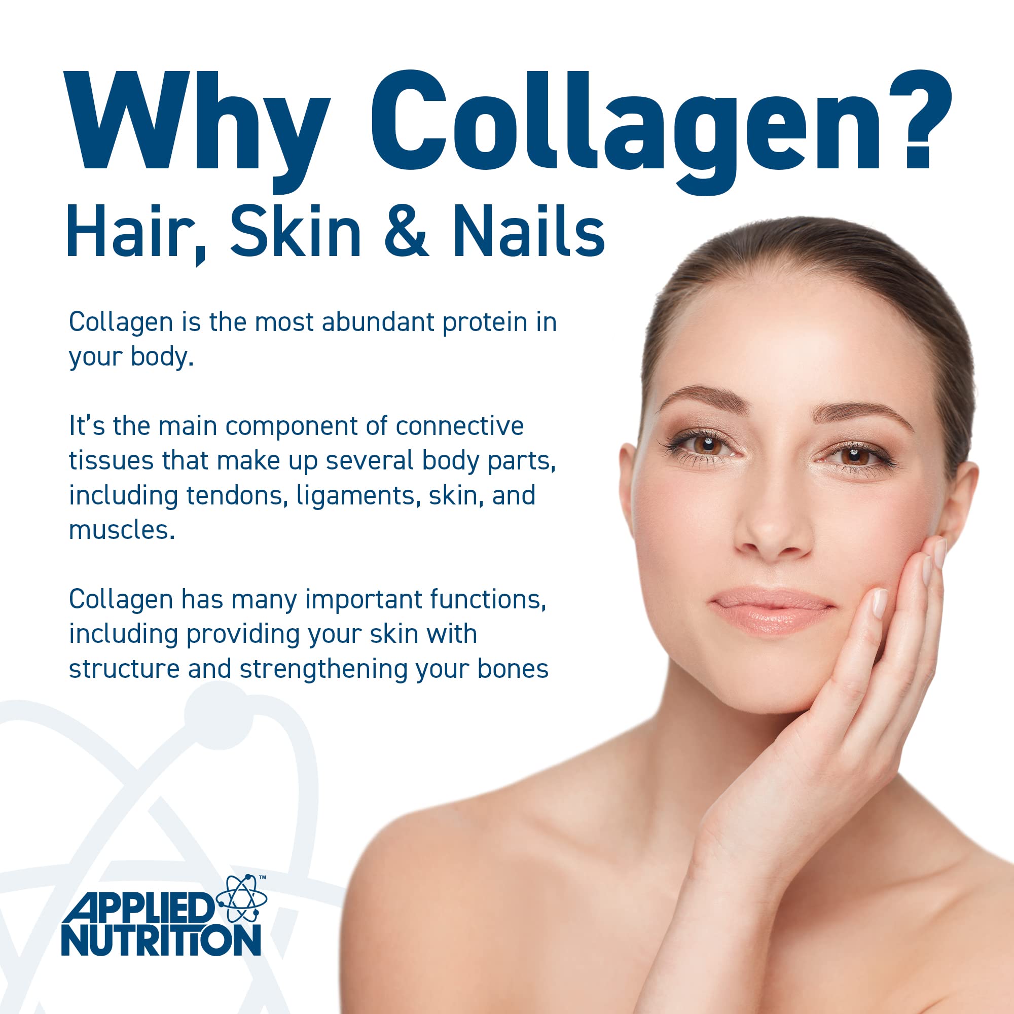 Applied Nutrition Marine Collagen Powder - Hydrolysed Collagen Protein, Healthy Skin, Hair, Nails Applied Nutrition Au supplements