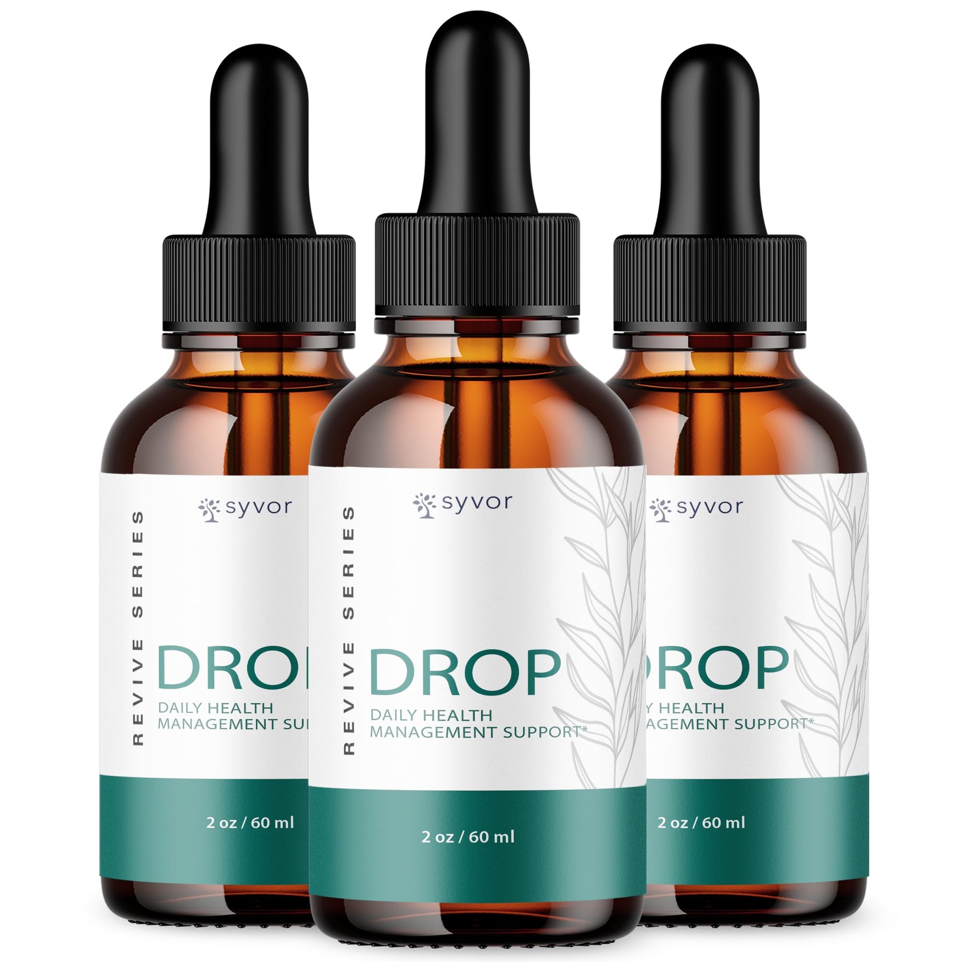 (3 Pack) Drop The Pounds Drops, Official Drop The Pounds Liquid Drops with All Natural Ingredients, Advanced Health Optimizer & Wellness Support with Premium Vitamins for Women & Men (90 Servings) Syvor Au supplements
