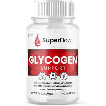 Super Flow Glycogen Support, Official SuperFlow Advanced Formula Glyco Optimizer Capsules, All Natural Super Flow Glycogen Pills, Daily Wellness Supplement to Support Healthy Balance (60 Capsules) Syvor Au supplements