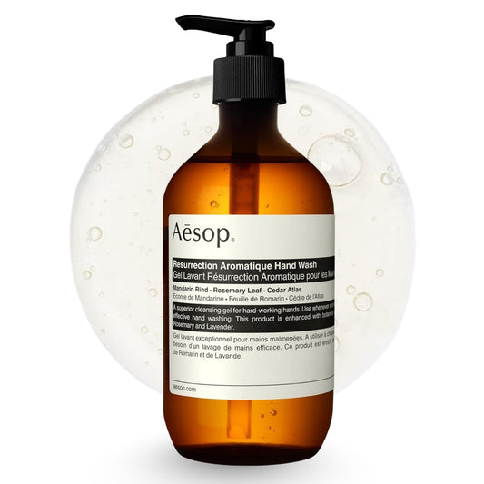 Aesop Resurrection Aromatique Hydrating Hand Wash | Gentle Non-Drying Hand Soap with Mandarin Rind, Rosemary, & Lavender AesopUS supplements