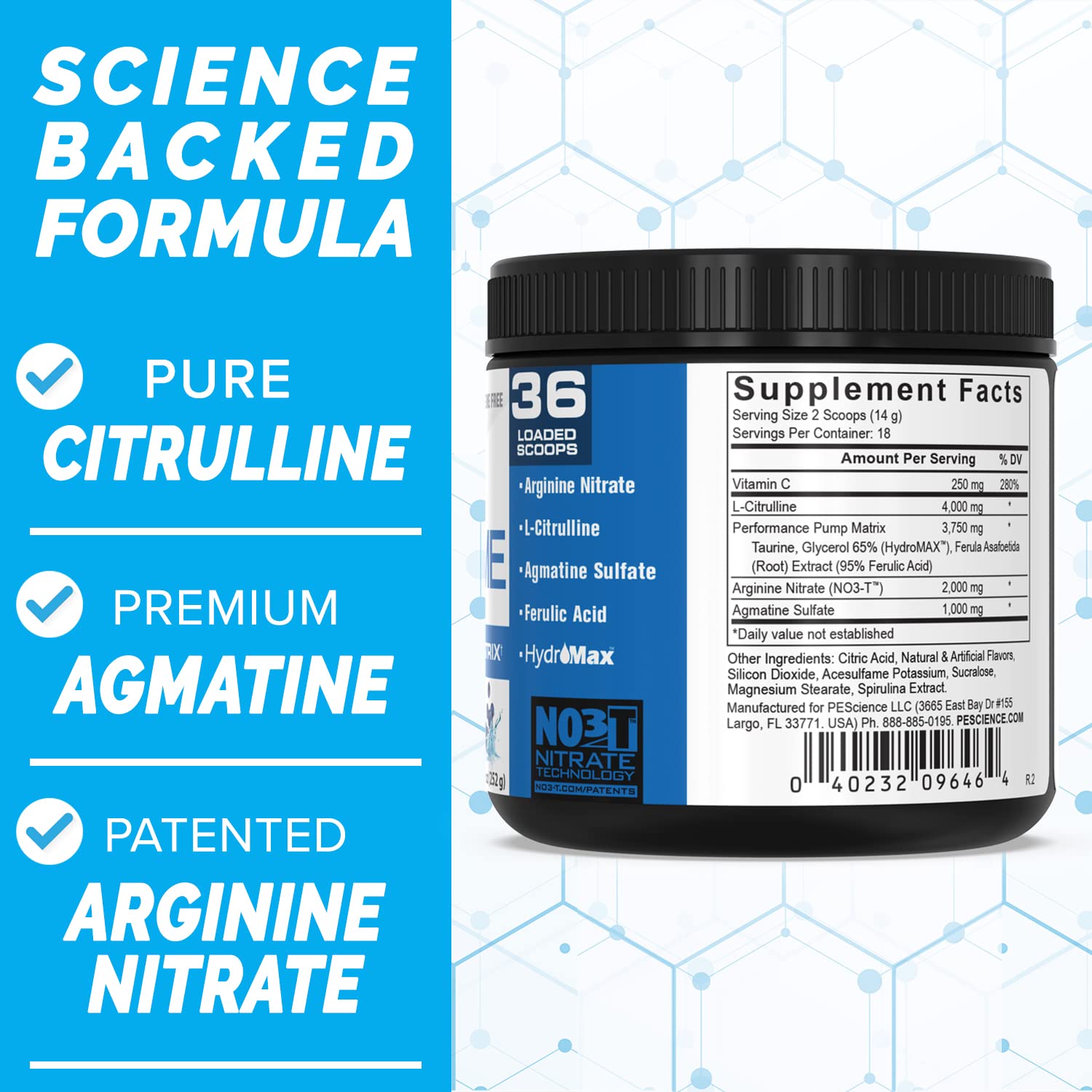 PEScience High Volume + Prolific Pre-Workout Stack, Powerful Nitric Oxide & Energy PEScience Au supplements