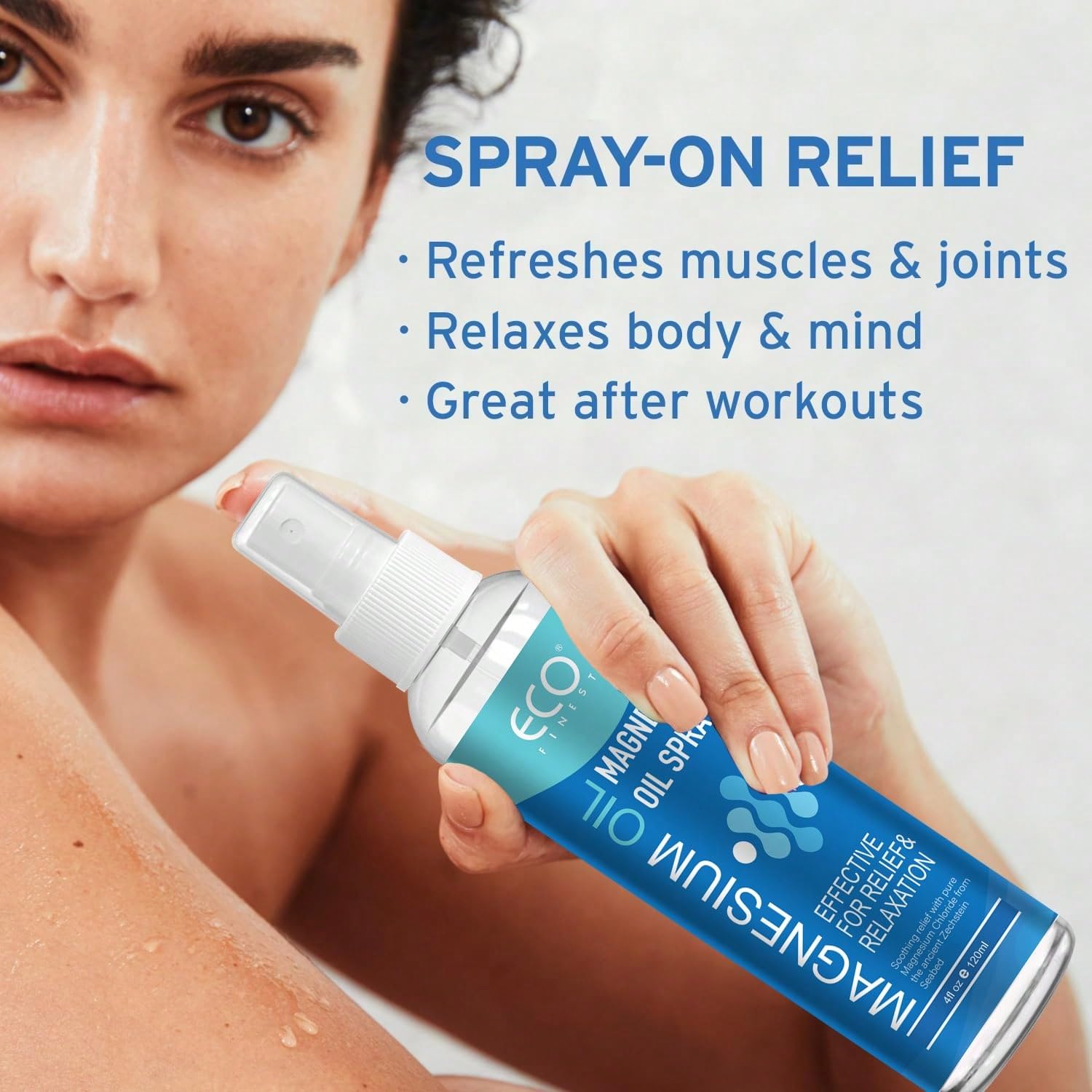 Magnesium Oil Spray For Muscle & Joint Relief – Natural Relaxation & Sleep Support, 4oz Fast-Absorbing Body Mist generic Au supplements