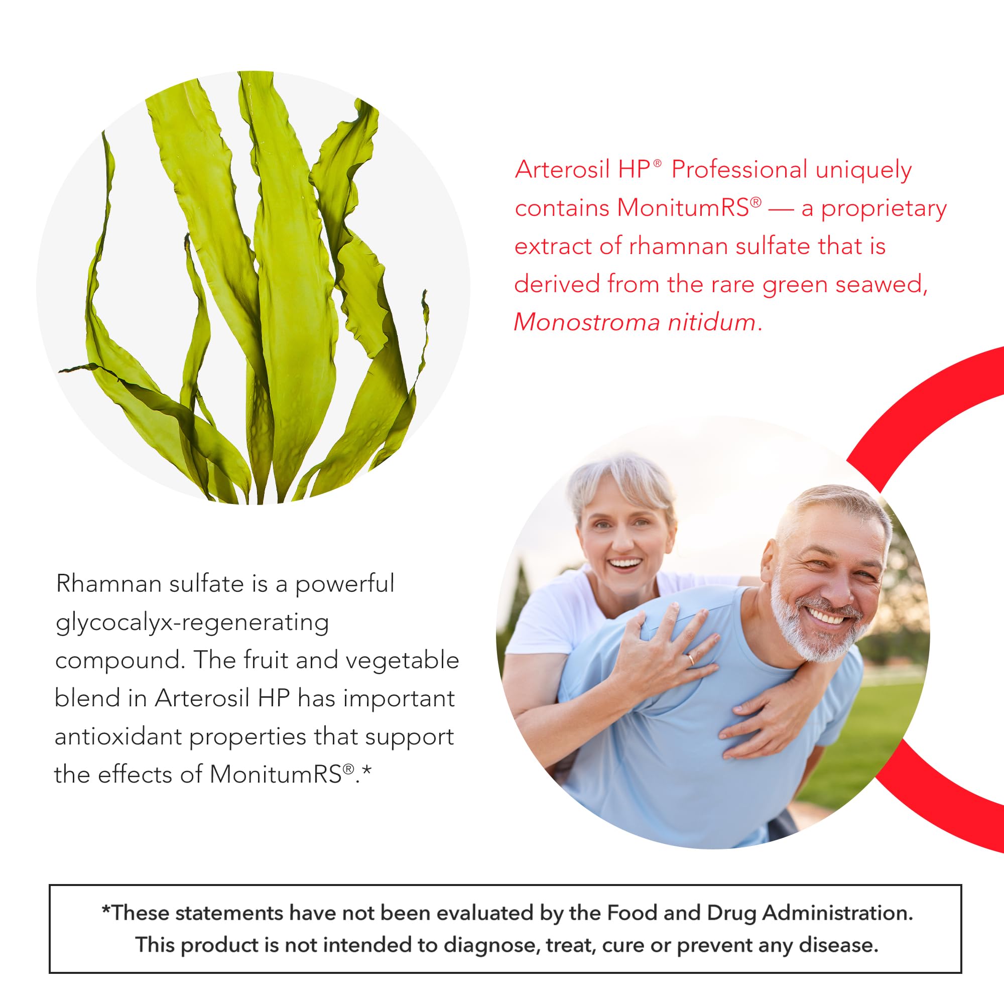 Calroy Health Sciences Arterosil HP Professional - Endothelial Glycocalyx Support - Heart Health Support - Artery Health Support - Circulation Support – MonitumRS® Rhamnan Sulfate - Monostroma Nitidum Calroy Health Sciences Au supplements