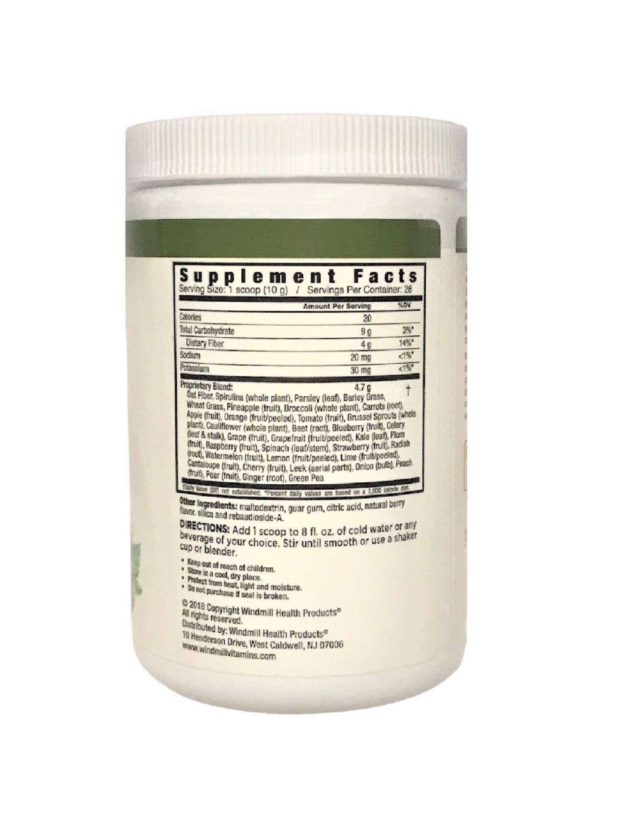 Nutrition Works Greens Powder Greens & Superfoods - Berry Flavor - 9.88 Oz (20 Servings) Nutrition Works Au supplements
