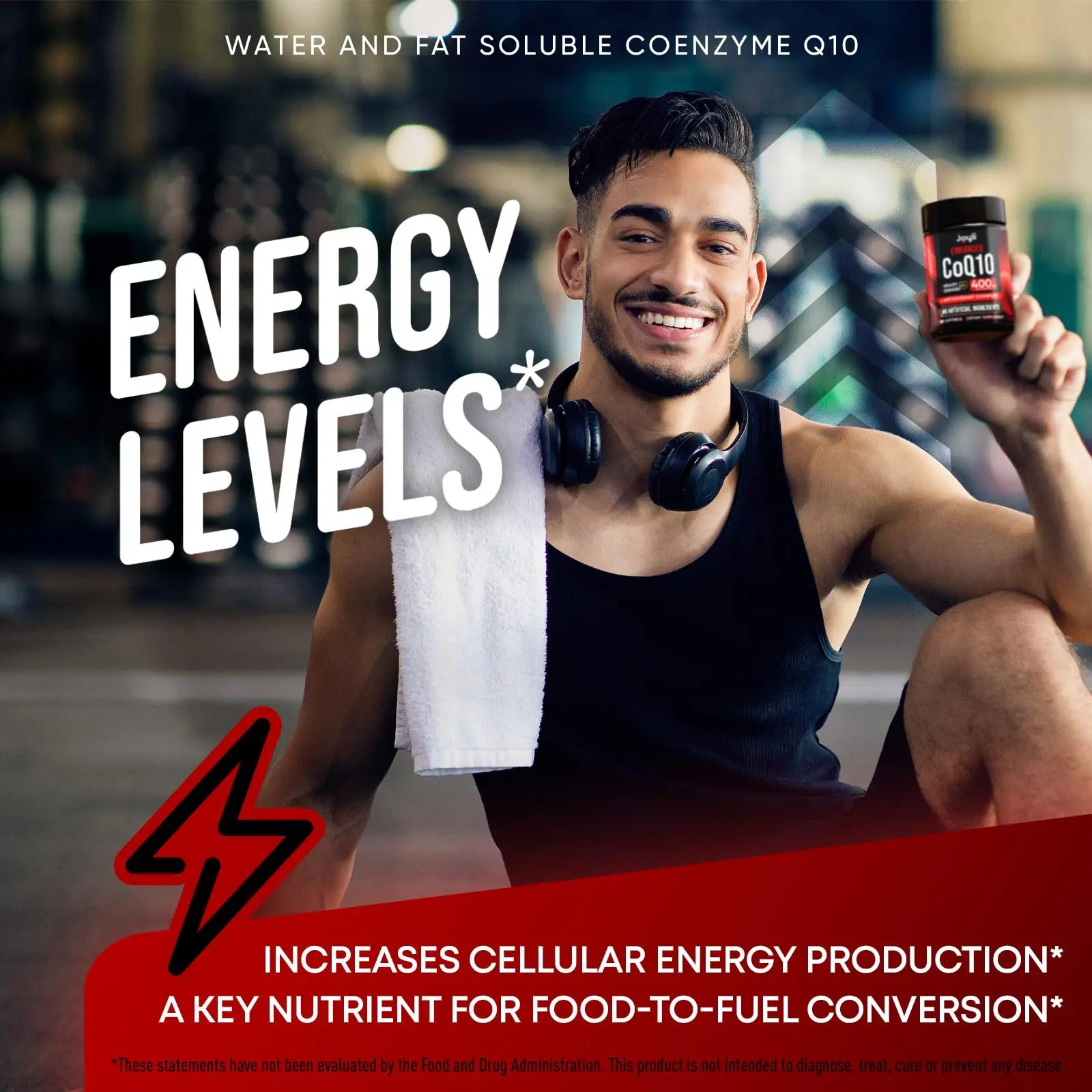 CoQ10 400mg Softgels - High Absorption Co Q10, 400mg Softgels for Heart Health & Energy Production - Enhanced Co Q 10 Supplement with Antioxidants and Flaxseed Oil - CoQ10 400 mg per Serving JOYLI Nutrition Au supplements