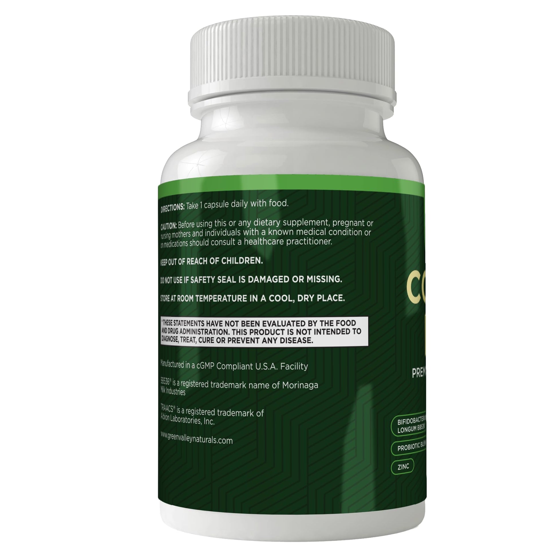 ComfortPro™ Daily Probiotics for Digestive Health | Constipation Relief & Bloating Support for Women & Men | Gut Cleanse with Zinc | Helps Reduce Gas & Promotes Digestive Regularity | Valley Formula GREEN VALLEY NATURALS Au supplements