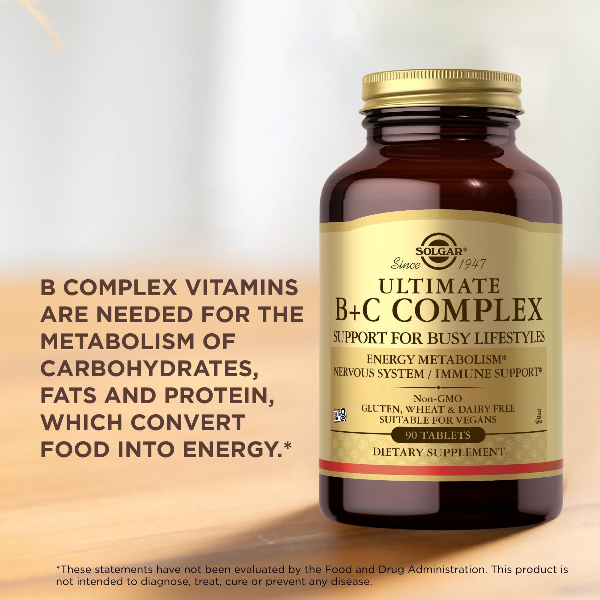 Solgar Ultimate B+C Complex Stress Formula 90 Tablets (Pack of 2) Solgar Au supplements