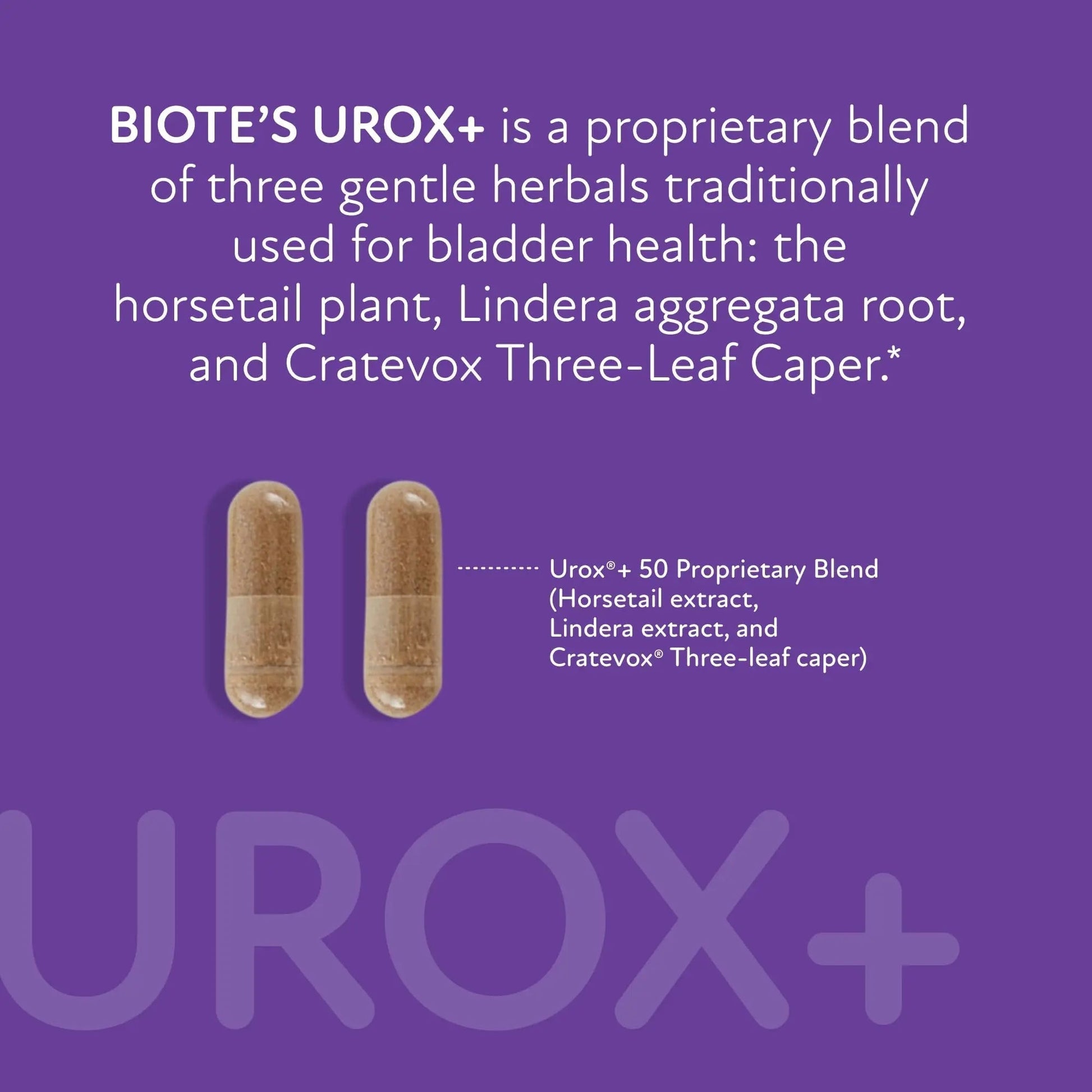 Biote Nutraceuticals - Urox+ - Bladder Health (60 Capsules) Biote Au supplements