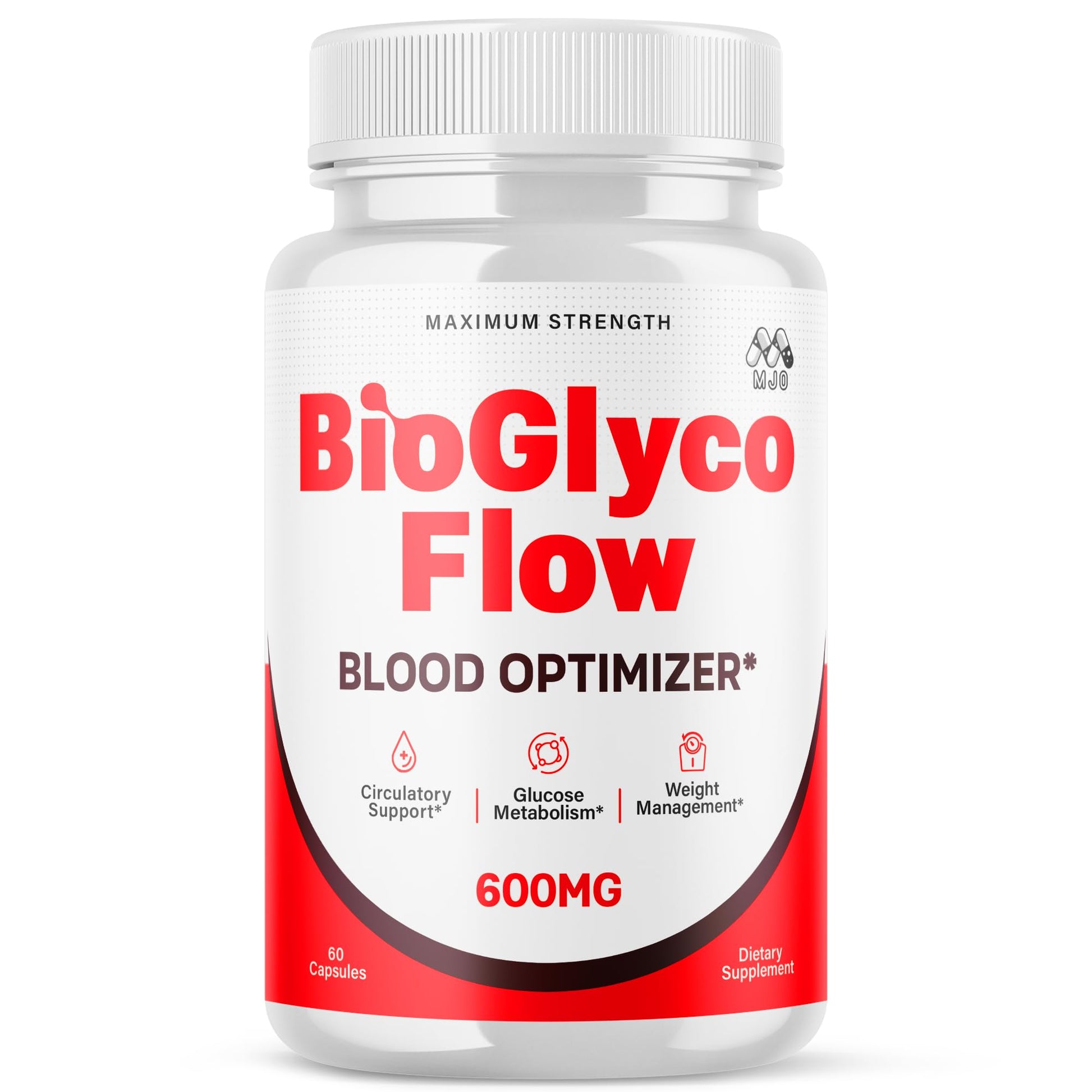 BioGlyco Flow Capsules, Official BioGlyco Flow Pills with All Natural Ingredients, Advanced Overall Health & Wellness Support in a Vitamin Supplement with Maximum Strength Multivitamins (60 Capsules) MJO Au supplements