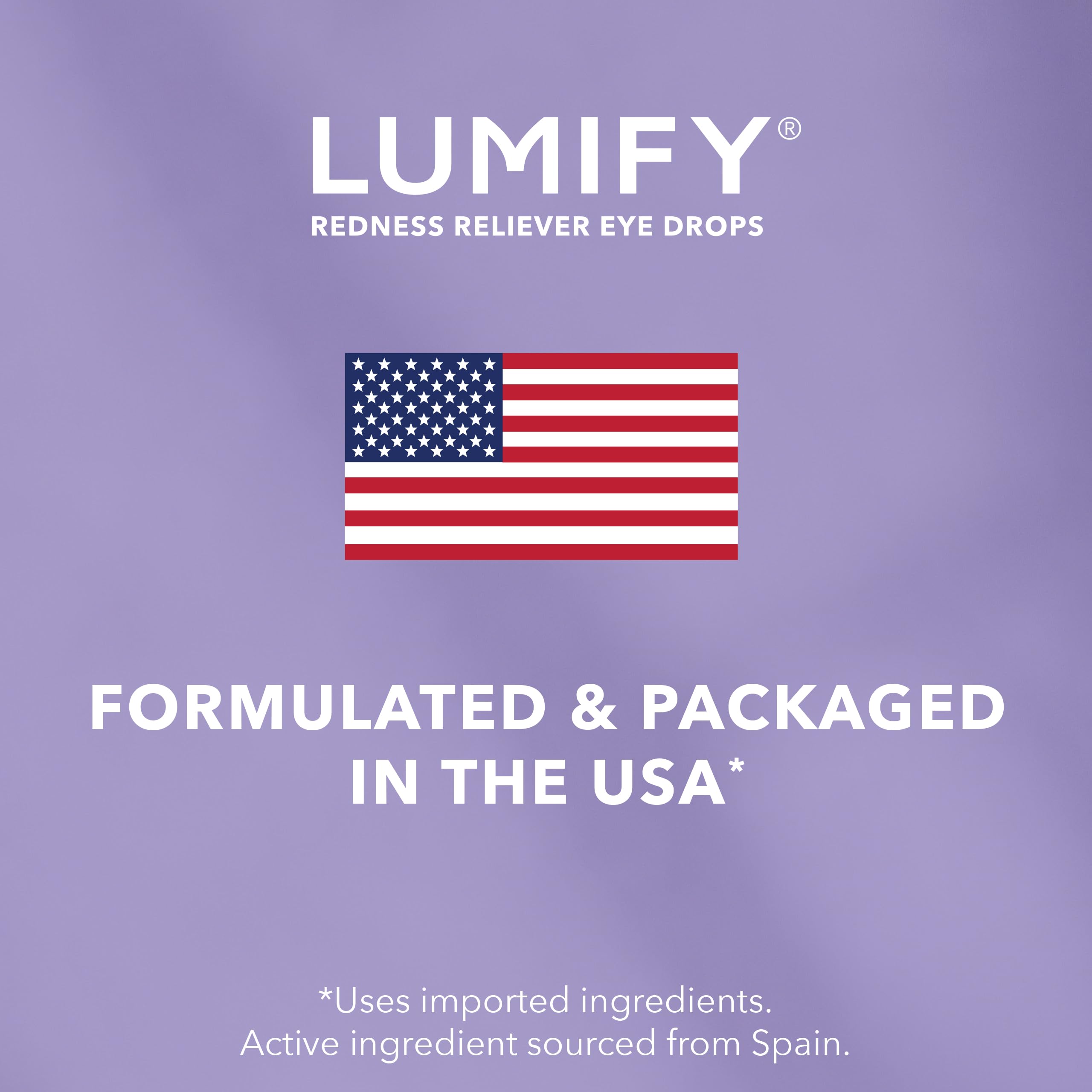 LUMIFY Eye Drops for Red Eyes, Redness Reliever for Brighter Looking Eyes, Works in 1 Minute & Lasts Up to 8 Hours, Eye Drops, 0.17 Fl Oz (5 mL) LUMIFY Au supplements
