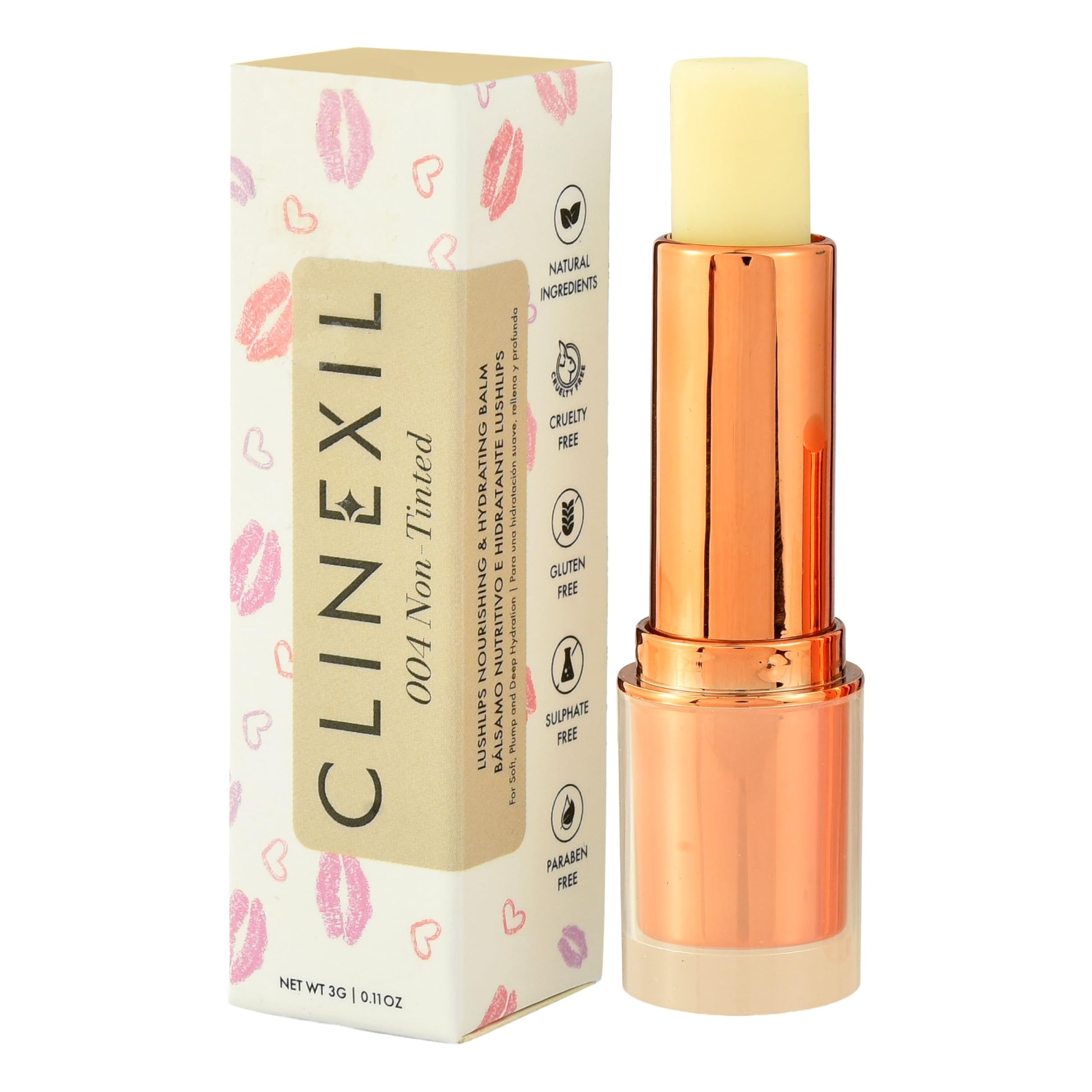 Clinexil Lip Balm – Hydrating Lip Repair with Cold-Pressed Oils, 10% Squalane, Vitamin E & Ceramides – Moisturizing Lip Butter for Dry Cracked Lips – Clean, Non-Toxic Lips Care for Women – 004 NT Clinexil Au supplements