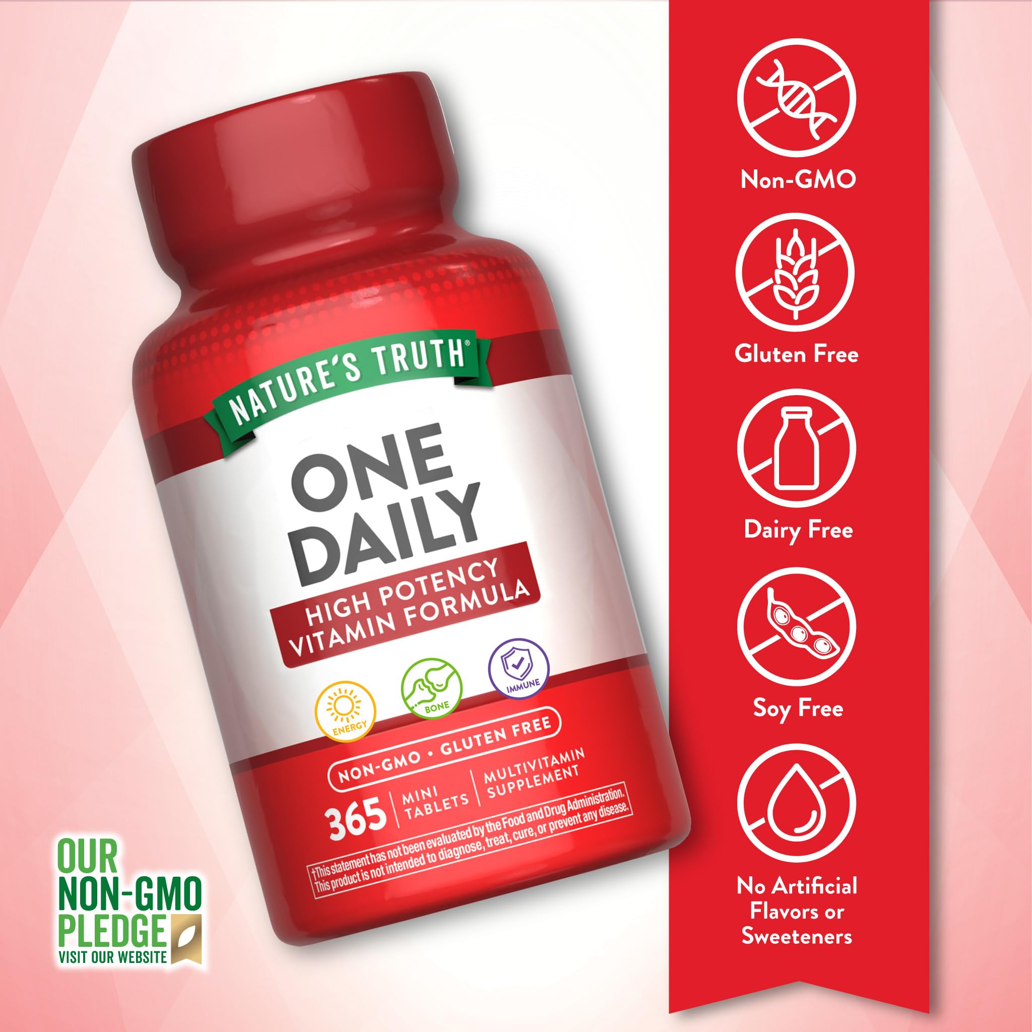 Nature's Truth One Daily Multivitamin for Men and Women | 365 Mini Tablets | Non-GMO & Gluten Free Supplement Nature's Truth Au supplements