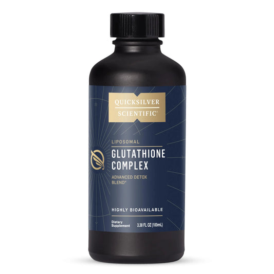 Quicksilver Scientific Glutathione Complex - Superior Absorption Antioxidant Supplement with Liquid Glutathione & Milk Thistle - Vitamin B Complex - Supplement for Daily Use (3.38 fl oz) Quicksilver ScientificAU supplements