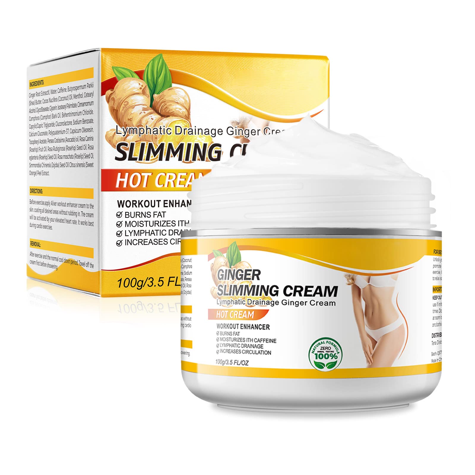 VOGSIG Anti Cellulite Slimming Cream Gel, Hot Cream, Ginger Fat Burning Weight Loss Full VOGSIG Au supplements