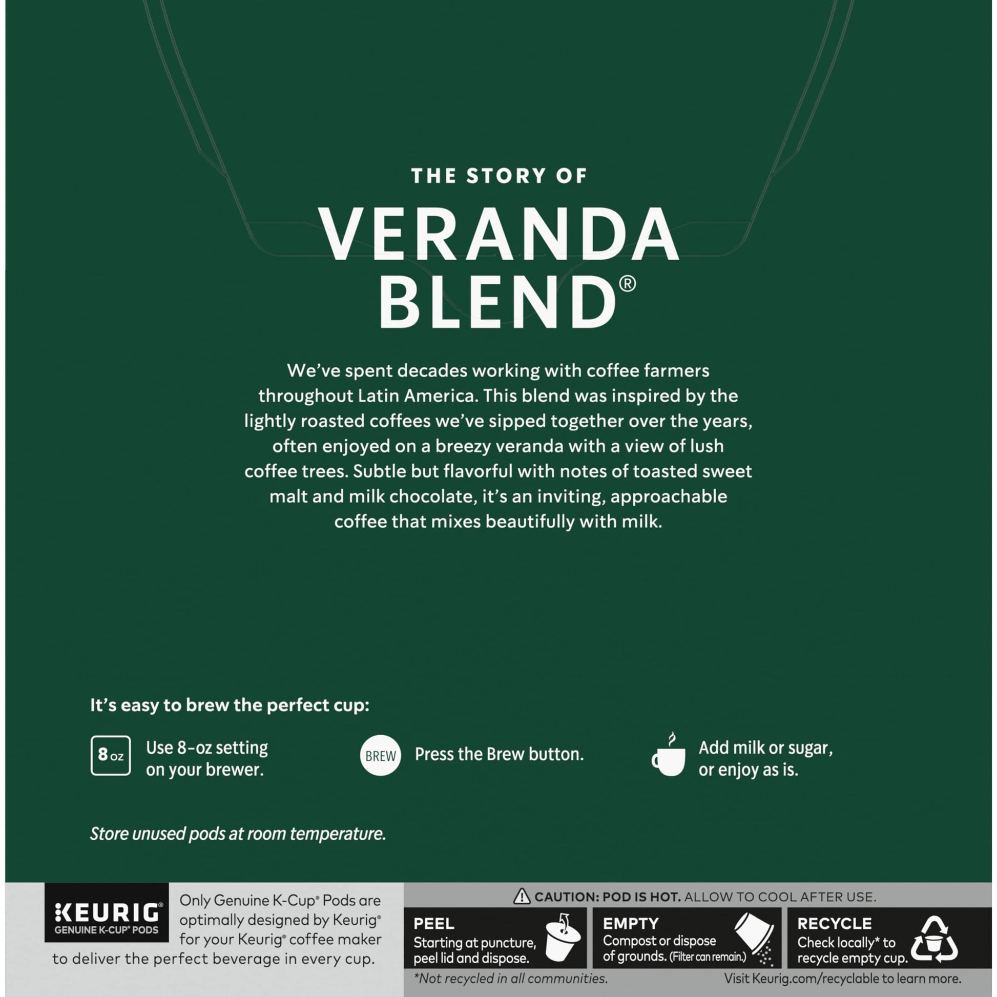 Starbucks Veranda Blend Coffee K-Cups,4/24 Pack-96 K-Cups Starbucks Au supplements