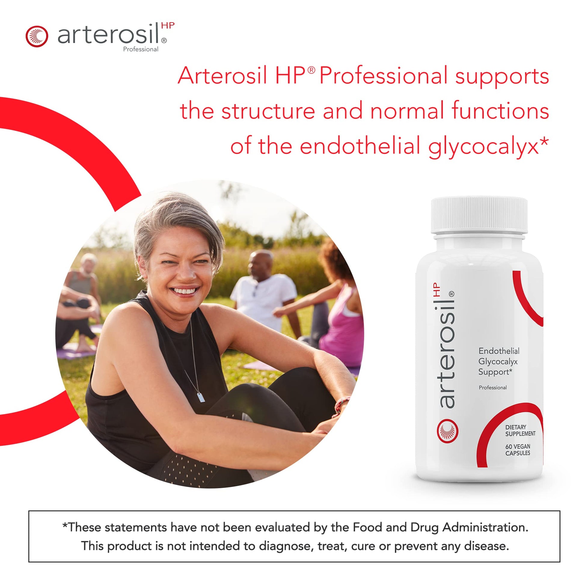 Calroy Health Sciences Arterosil HP Professional - Endothelial Glycocalyx Support - Heart Health Support - Artery Health Support - Circulation Support – MonitumRS® Rhamnan Sulfate - Monostroma Nitidum Calroy Health Sciences Au supplements