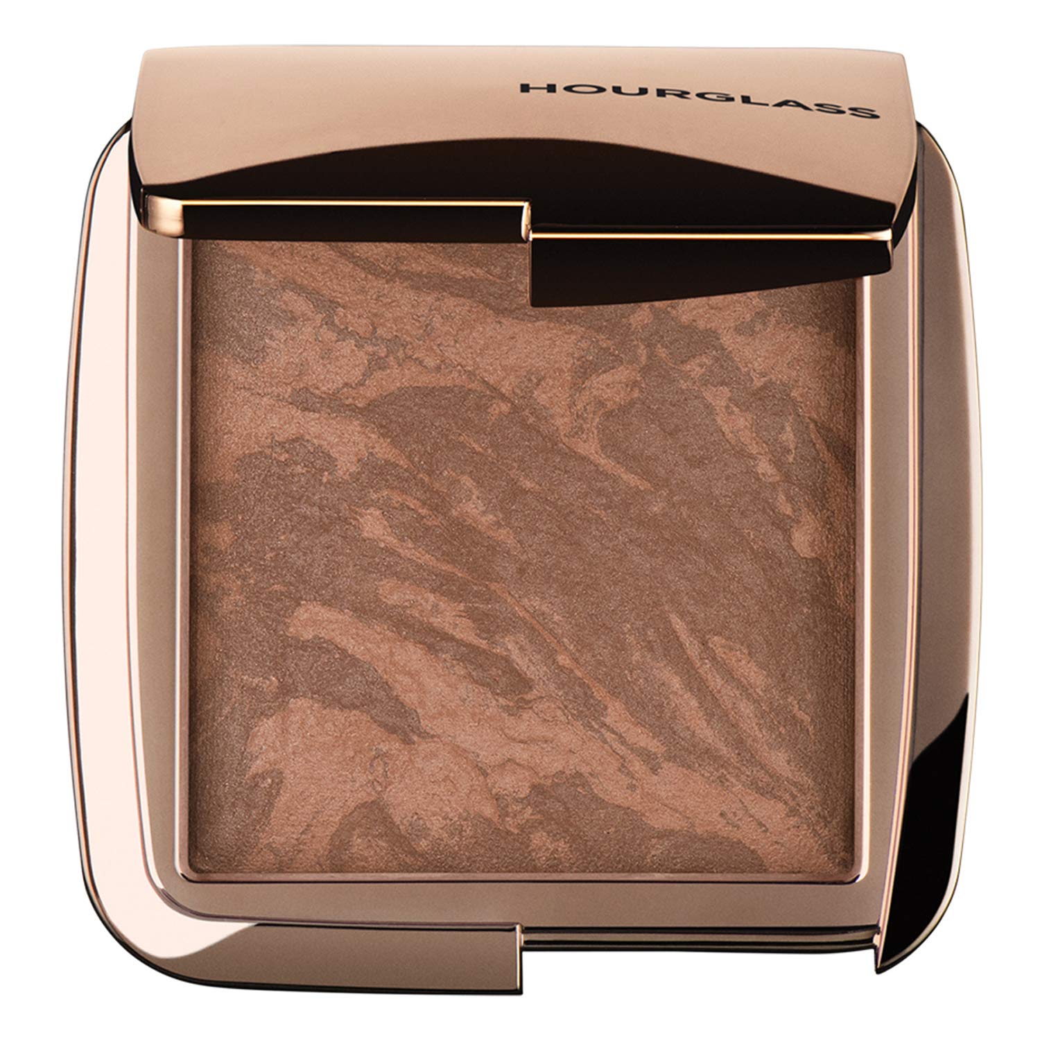 Hourglass Ambient Lighting Bronzer in Radiant Bronze Light. Highlighting Bronzer for a Natural Sun-Kissed Glow. Vegan and Cruelty-Free. HOURGLASS Au supplements